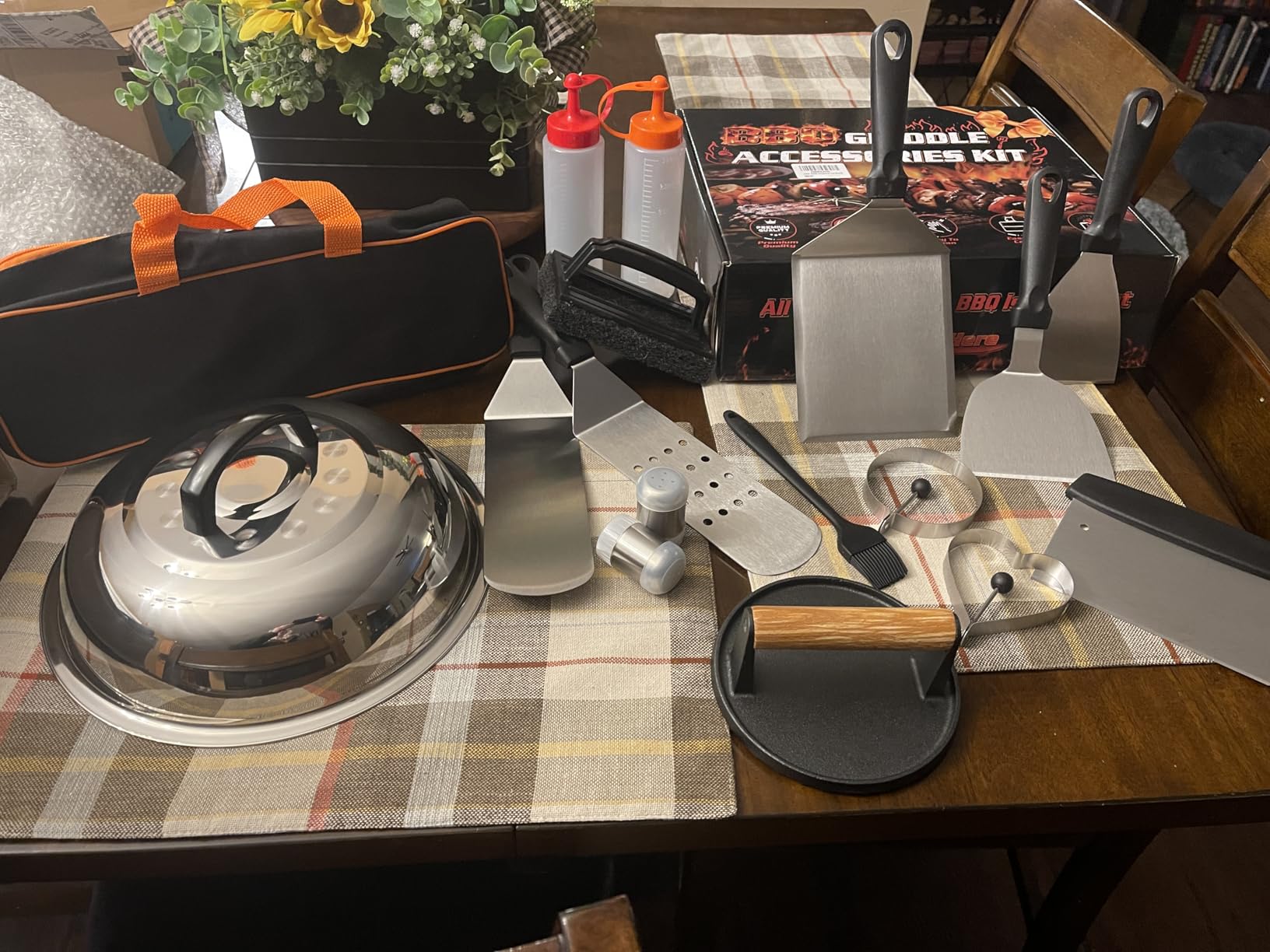 Joyfair 18Pcs Griddle Accessories Kit for Blackstone, (PP Handles) customer photo 2