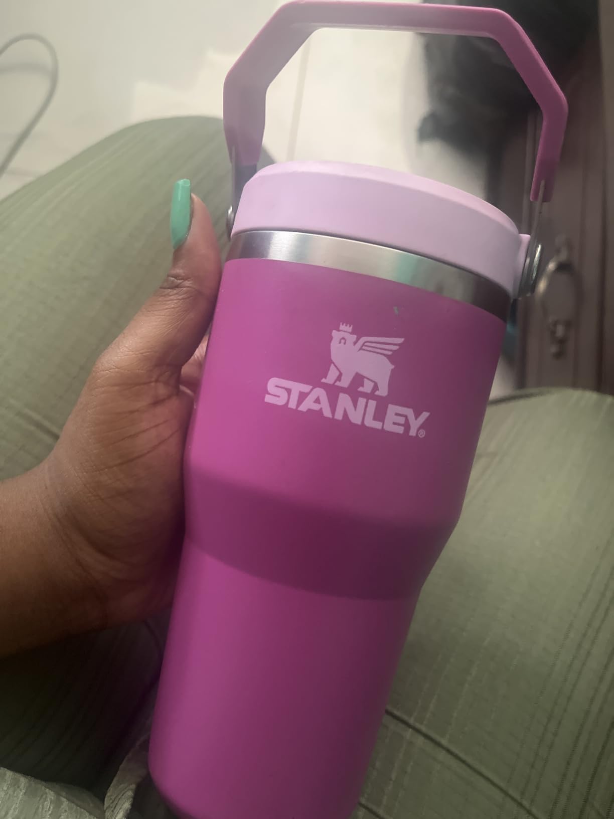 STANLEY IceFlow 2.0 Flip Straw Tumbler, 30 oz, Dried Pine customer photo 1