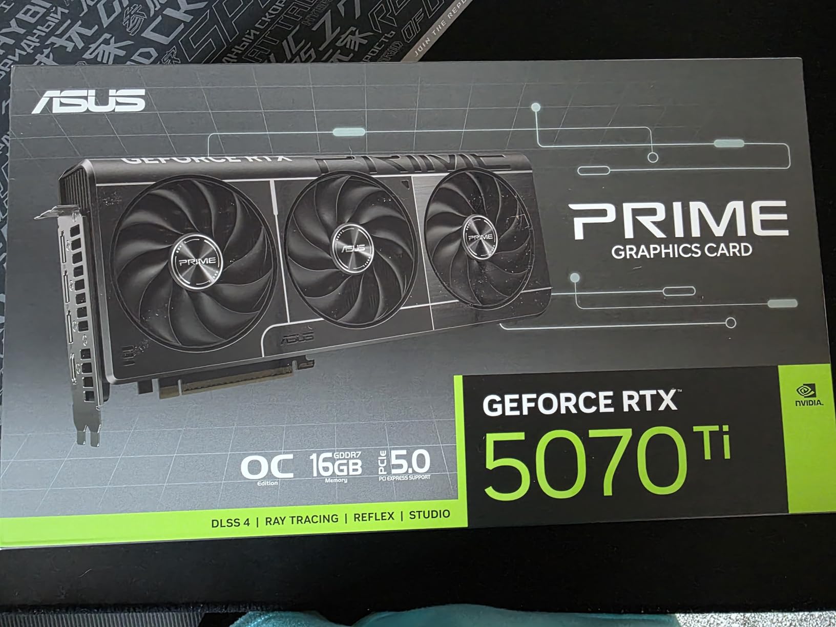 ASUS Prime GeForce RTX 5070 Ti 16GB GDDR7 OC Edition Gaming Graphics Card customer photo 1