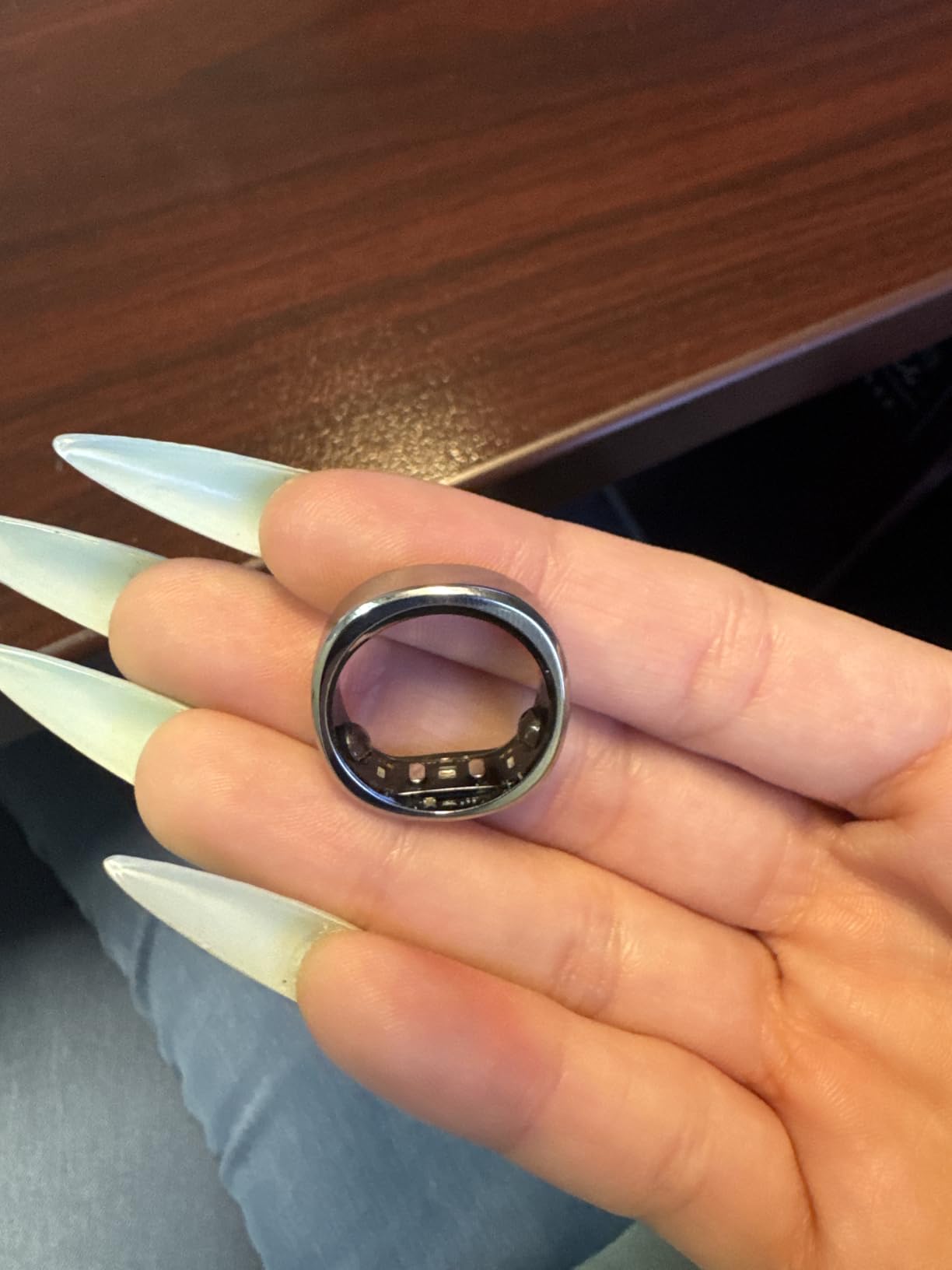 RingConn Gen 2 Air Ultra-Thin Smart Ring(Size 8, Galaxy Sliver) customer photo 2