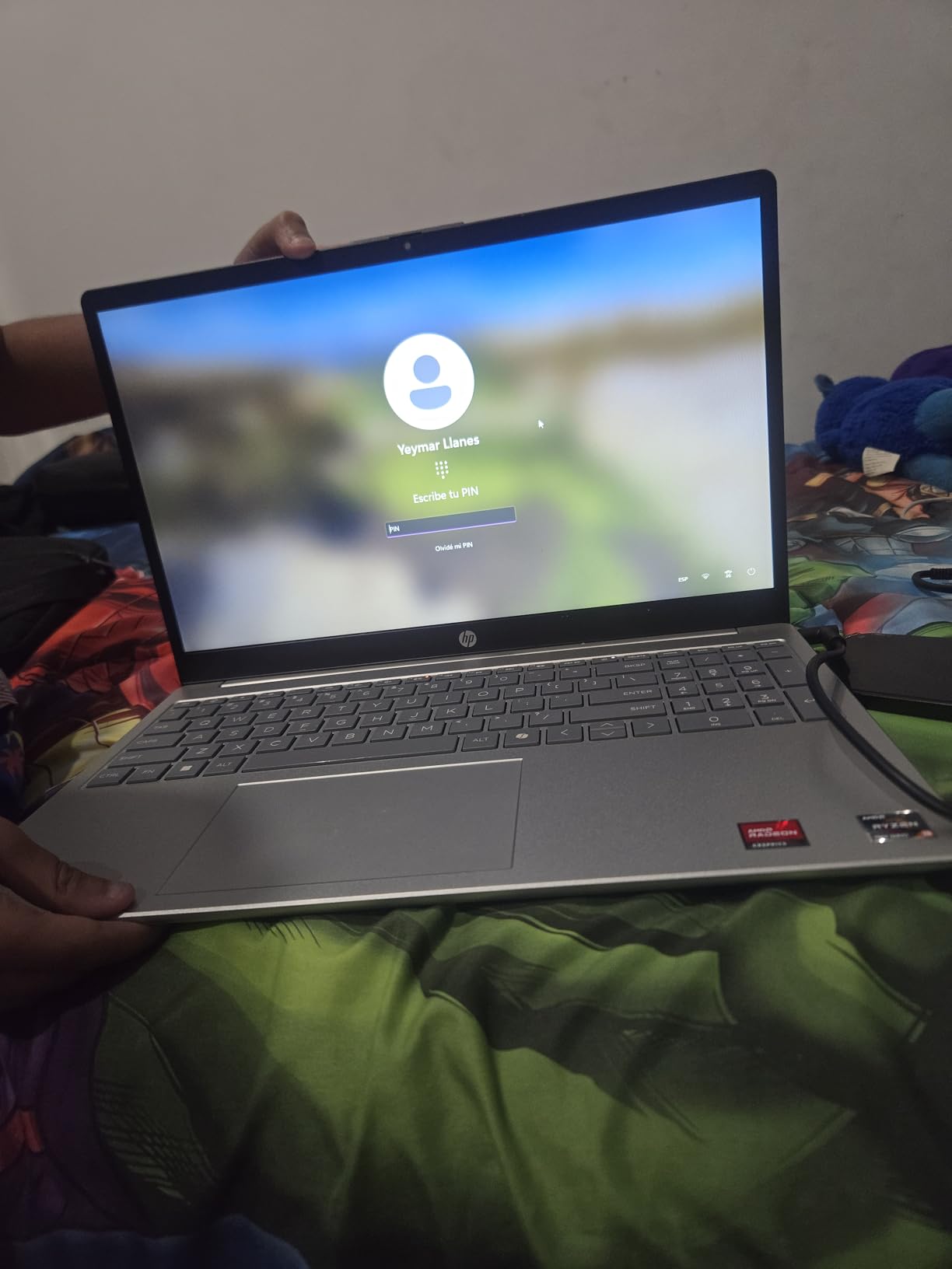 HP 15.6 inch Laptop, HD Touchscreen Display, AMD Ryzen 3 7320U, 8 GB RAM, 256 GB SSD, AMD Radeon Graphics, Windows 11 Home, Natural Silver, 15-fc0399nr customer photo 1