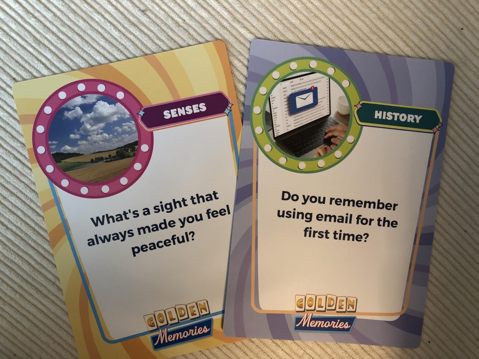 ThinkPsych Golden Memories - Conversation & Memory Game for Seniors customer photo 1