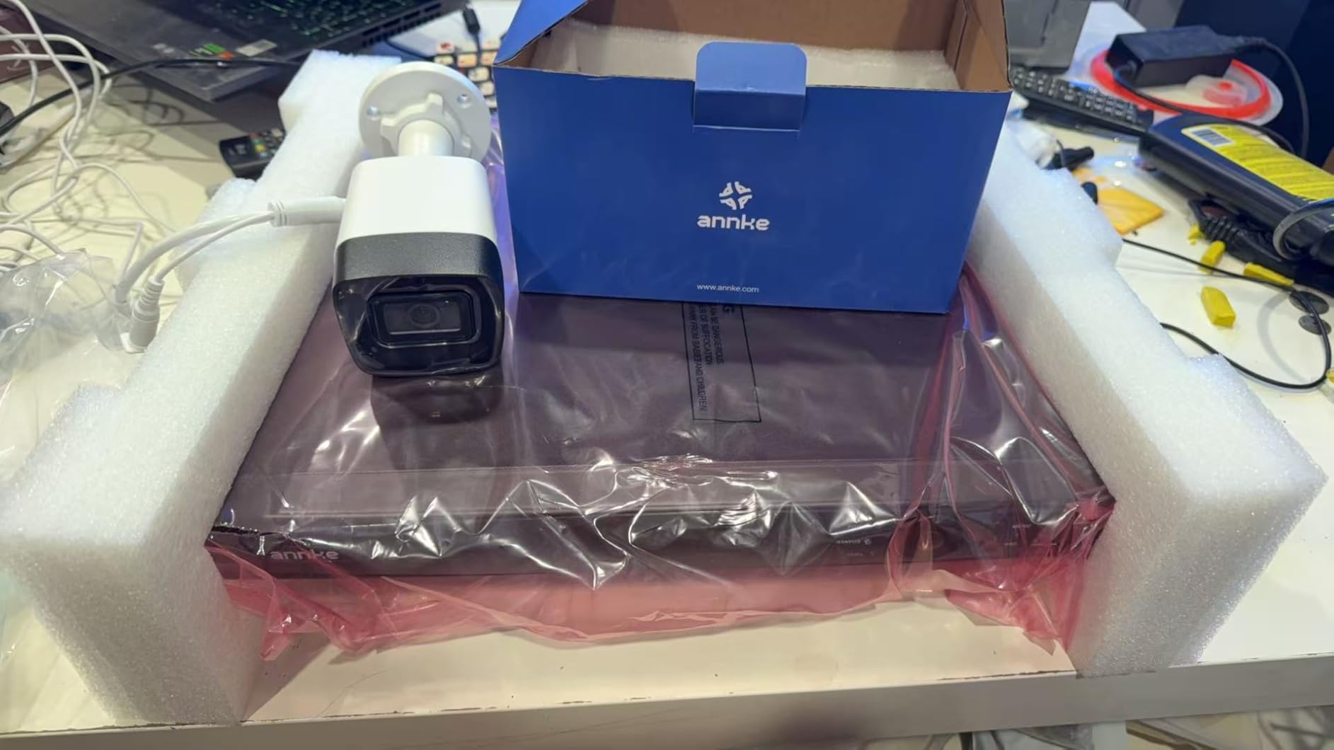 ANNKE 16 Channel Security Camera System 5MP PoE, Two-Way Audio, 2TB HDD customer photo 1