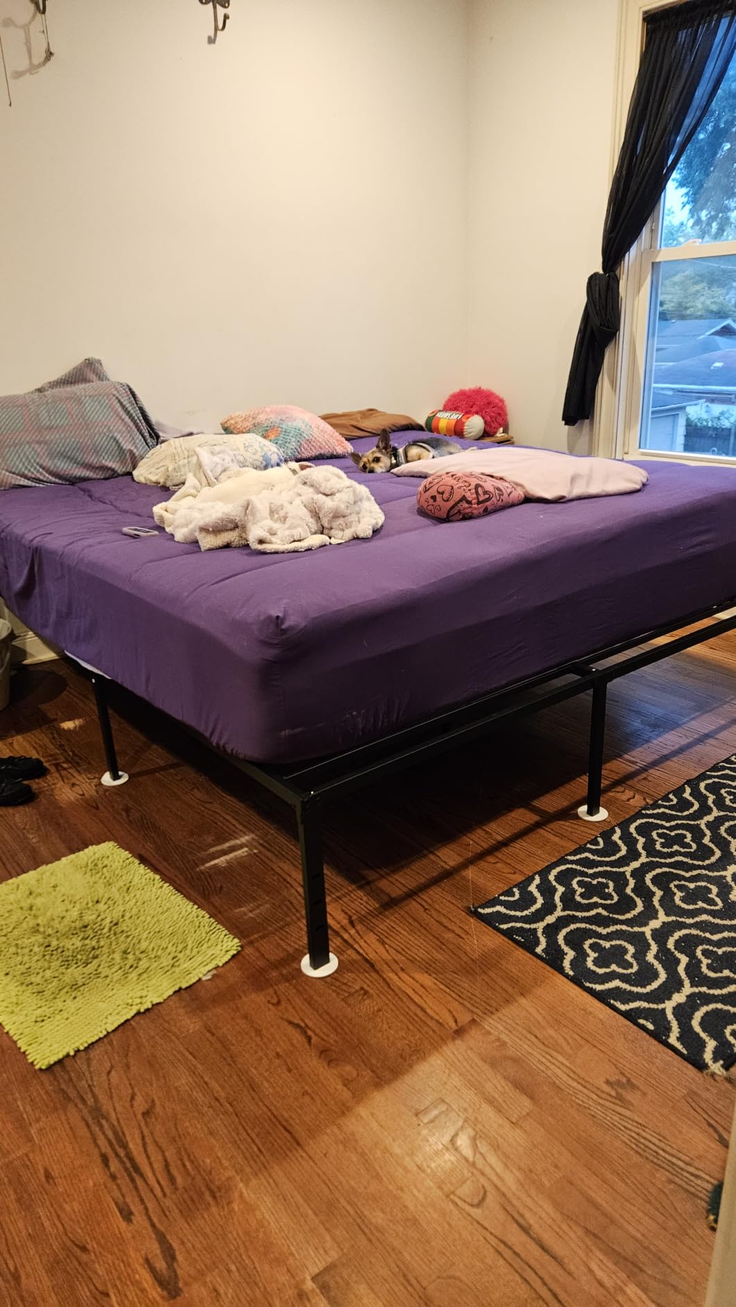 Full Size Bed Frame 12 Inch Metal Platform Bed Frame with Underbed Storage customer photo 1