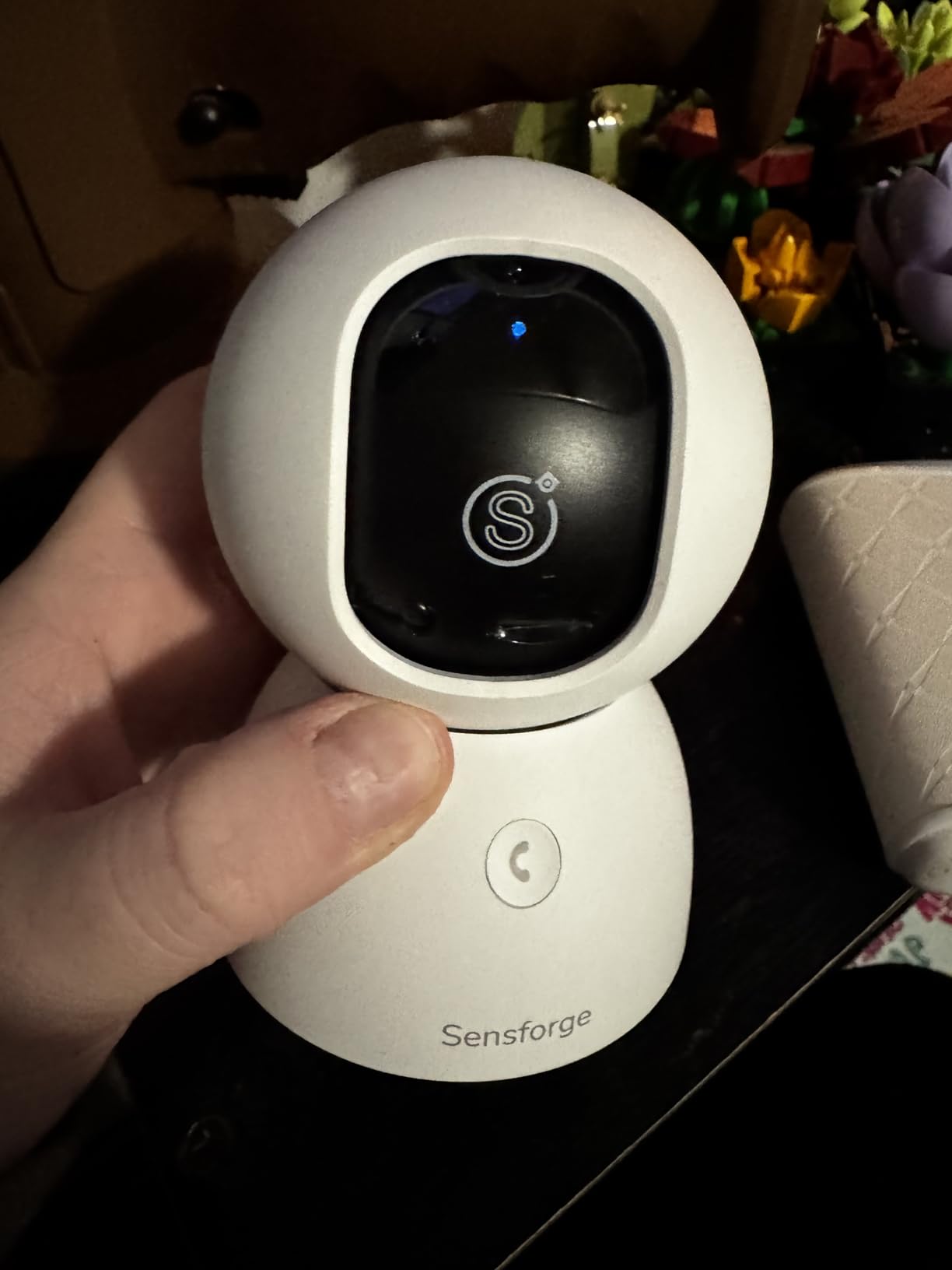 SensForge 2.5K Indoor Pan-Tilt Security Camera, 360° Dual-Band 2.4/5GHz Wi-Fi Camera for Home, Smart AI Human & Pet Detection, 64GB SD Card Included, Two-Way Talk, No Subscription Required (1, White) customer photo 2
