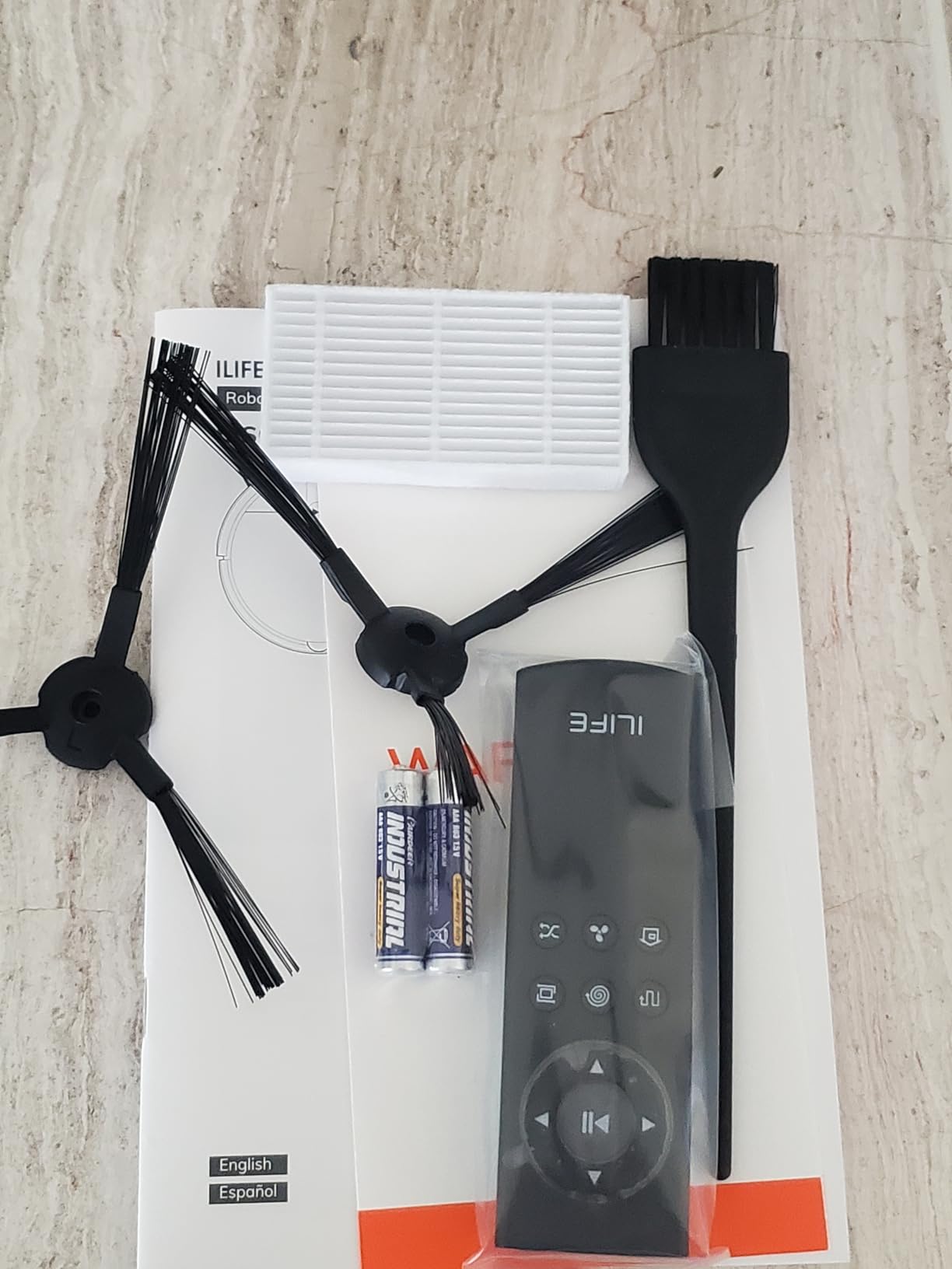 ILIFE V2 Robot Vacuum Cleaner, Tangle-Free Suction, White customer photo 1