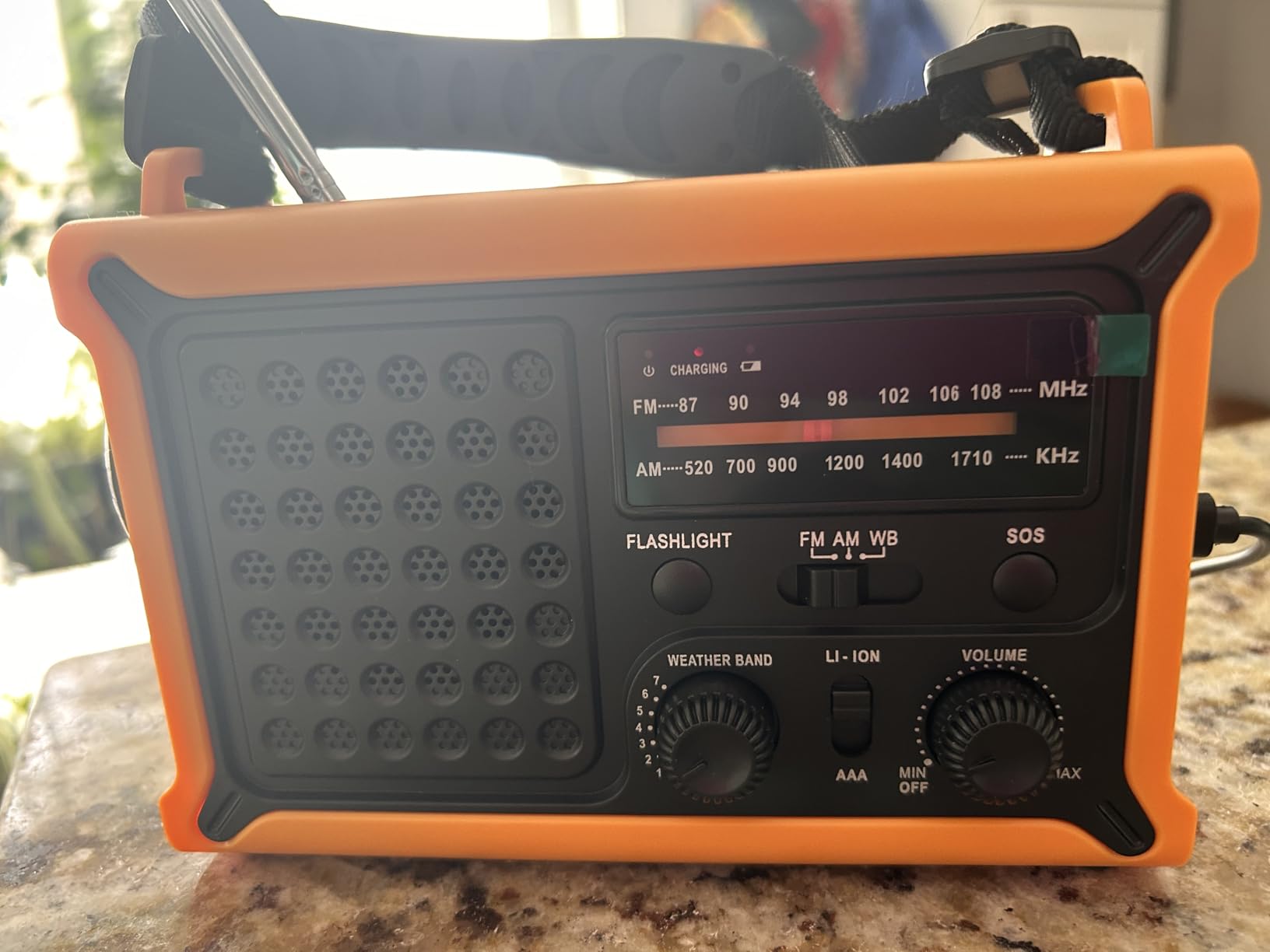 Solar Radio Emergency Hand Crank 12000mAh with Clear Signal customer photo 1
