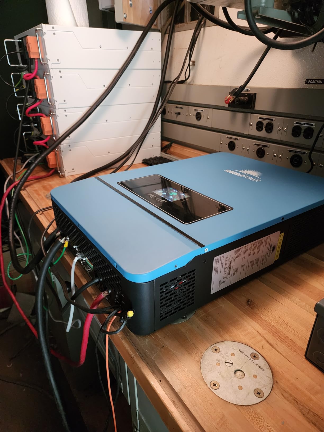 SUNGOLDPOWER 10000W 48V Solar Inverter, Built-in 2 MPPTs, Max 200A Battery Charging, Split Phase AC Input/Output 120V/240V(settable),Pure Sine Wave (BMS COMM) UL1741 SPH10048P customer photo 1