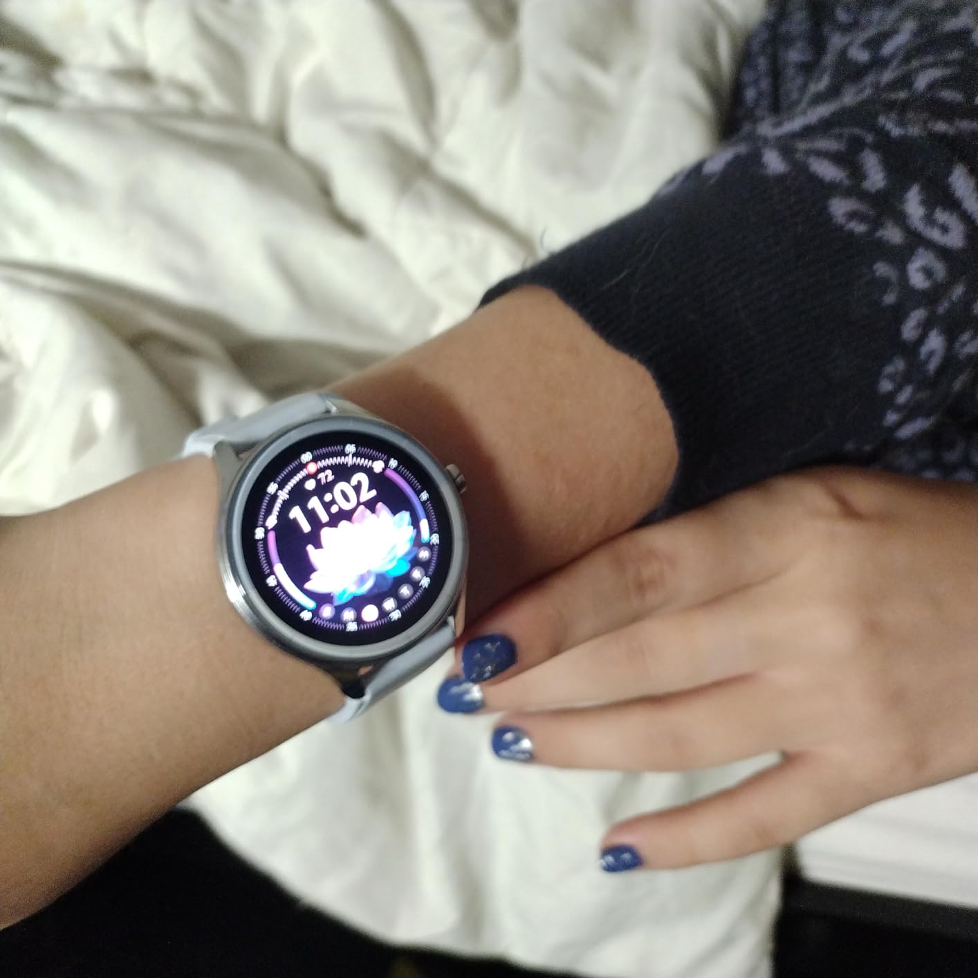 Smart Watch for Women, Ladies & Men, 1.27'' Fitness Watch [41mm case] with Call Receive/Dial, Heart Rate/Stress/Sleep Monitor, AI Voice, IP68 Waterproof Smartwatch with Calendar, Calculator, Games customer photo 2
