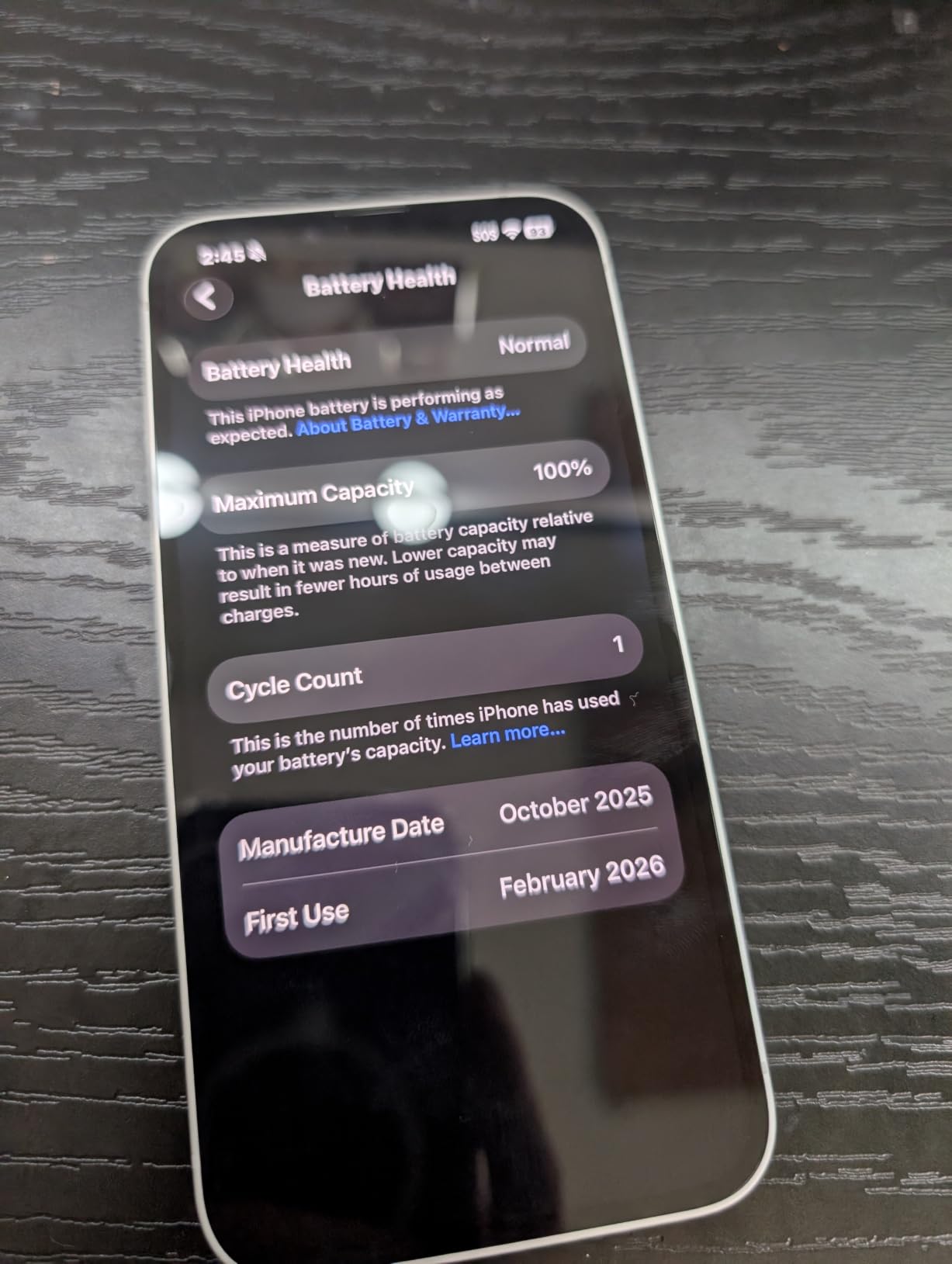 iPhone 16e customer photo 1
