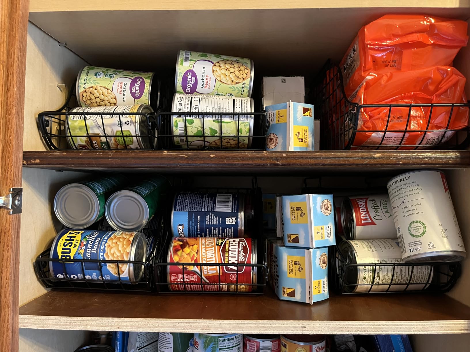 Sonyabecca 8 Pack Stackable Can Organizer for Pantry Cabinet Food Storage customer photo 2