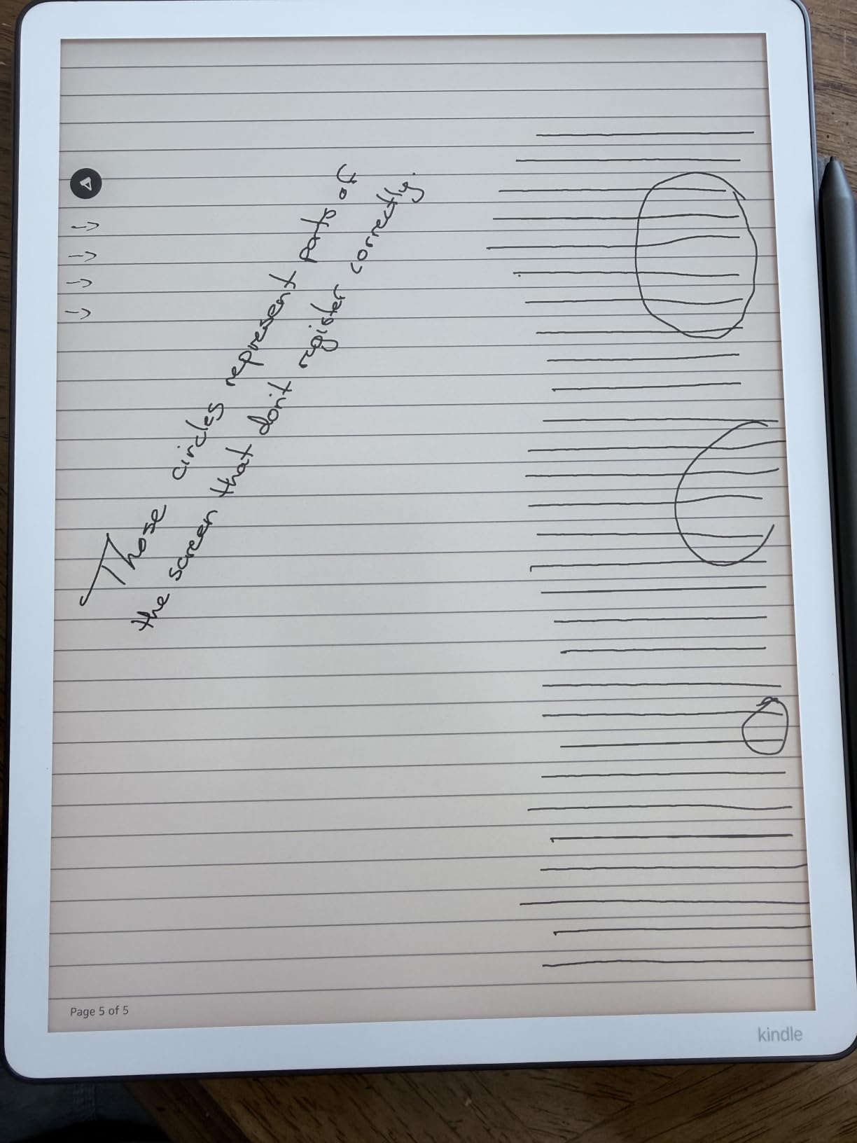 Amazon Kindle Scribe 64GB (newest model) — 11” display with front light, paper-like feel, and no distractions — Write in notebooks, docs, and books. Pen included - Graphite customer photo 2