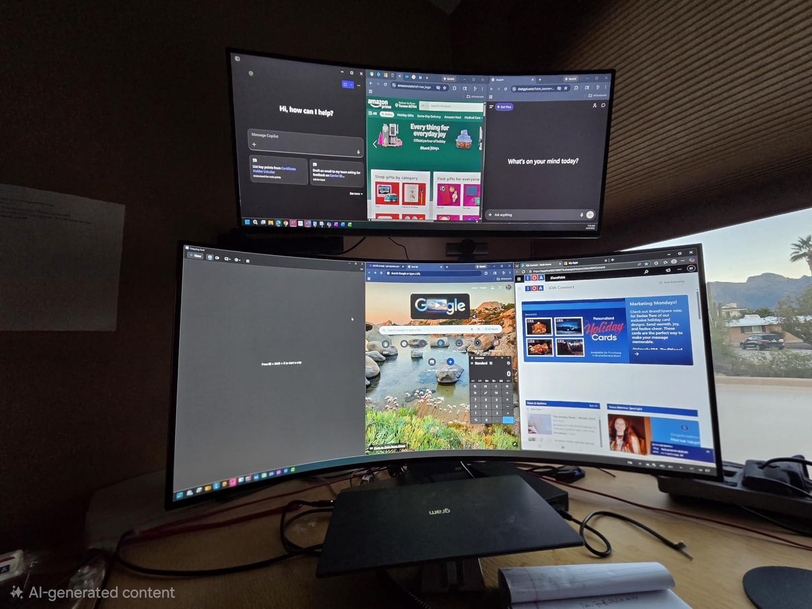 LG 34G600A-B 34-inch Ultragear WQHD (3440 x 1440) Curved Gaming Monitor 160Hz, AMD FreeSync Premium, HDR10, Built-in Speaker, Reader Mode, HDMI 2.1, DisplayPort, Tilt/Height/Swivel Stand, Black customer photo 1