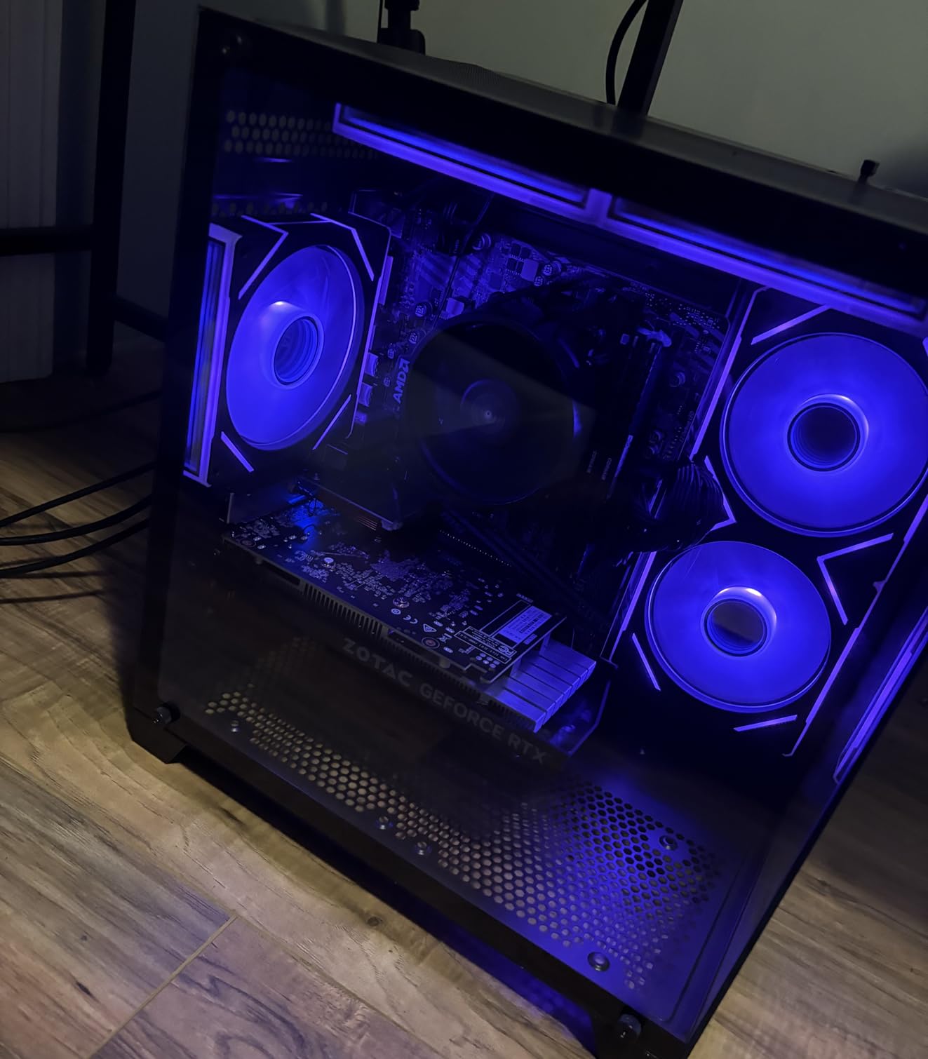SKYESEV Gaming Desktop Computer PC,AMD Ryzen 5 5600,RTX3050 6GB,32GB DDR4 customer photo 1
