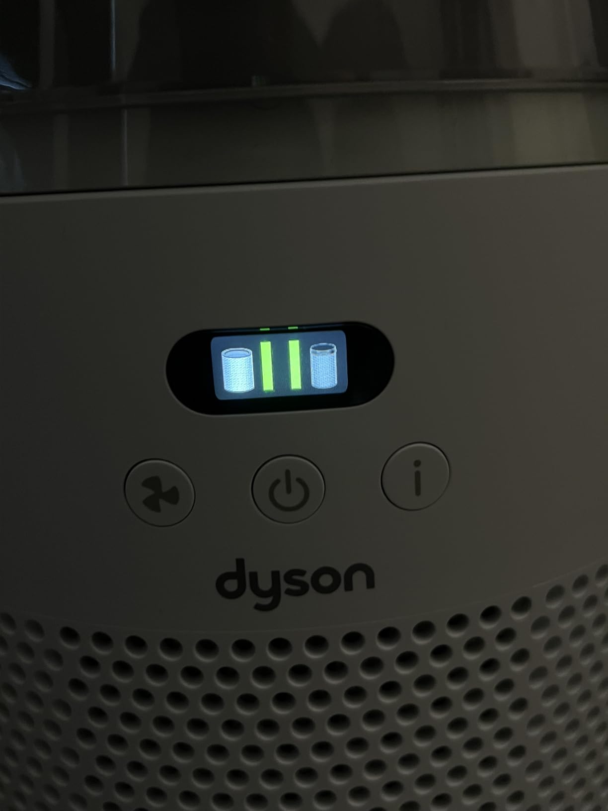 Dyson Hushjet Compact Air Purifier, Powerful, Whisper-quiet (White/Silver) customer photo 1