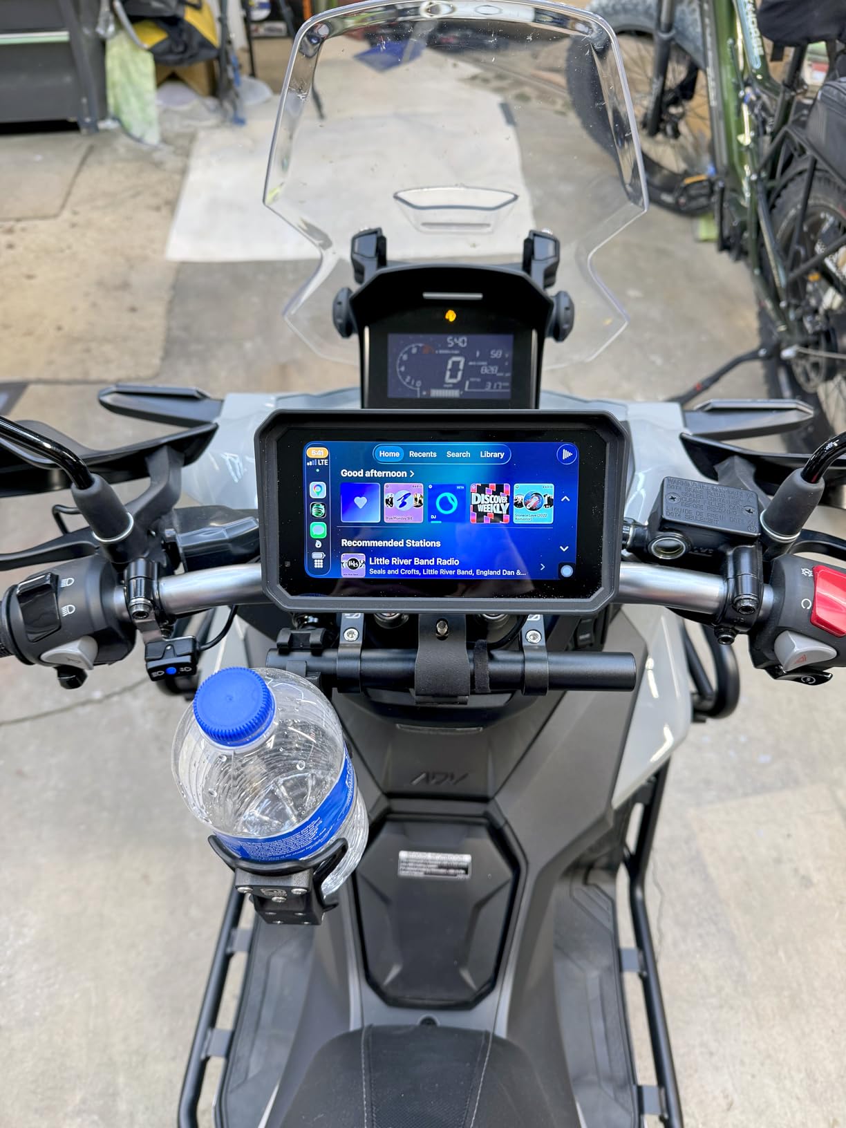 YZW 5-Inch Motorcycle CarPlay, Motorcycle GPS, Apple CarPlay & Android Auto customer photo 1