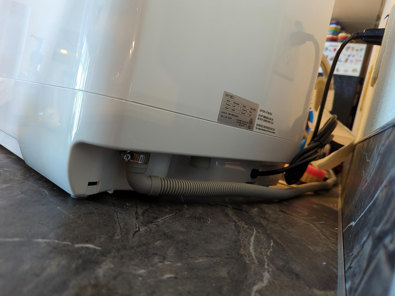 Hermitlux Slim Countertop Portable Dishwasher for Small Spaces customer photo 2