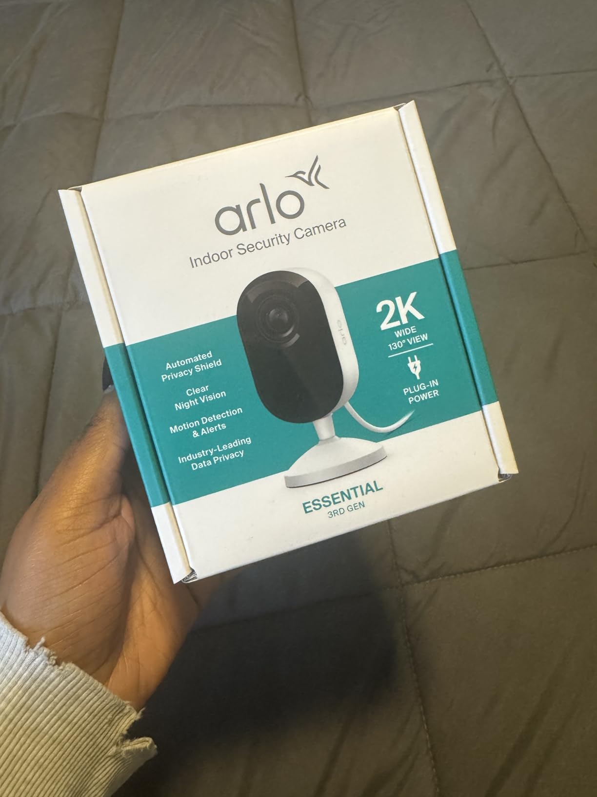 Arlo Essential Indoor Baby Camera 2K (3rd Gen) - Privacy Shield, 1-Cam customer photo 2