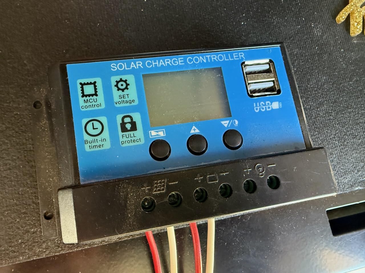 MPPT Solar Charge Controller 12V 10A for LiFePO4 Lithium AGM Gel Batteries customer photo 1