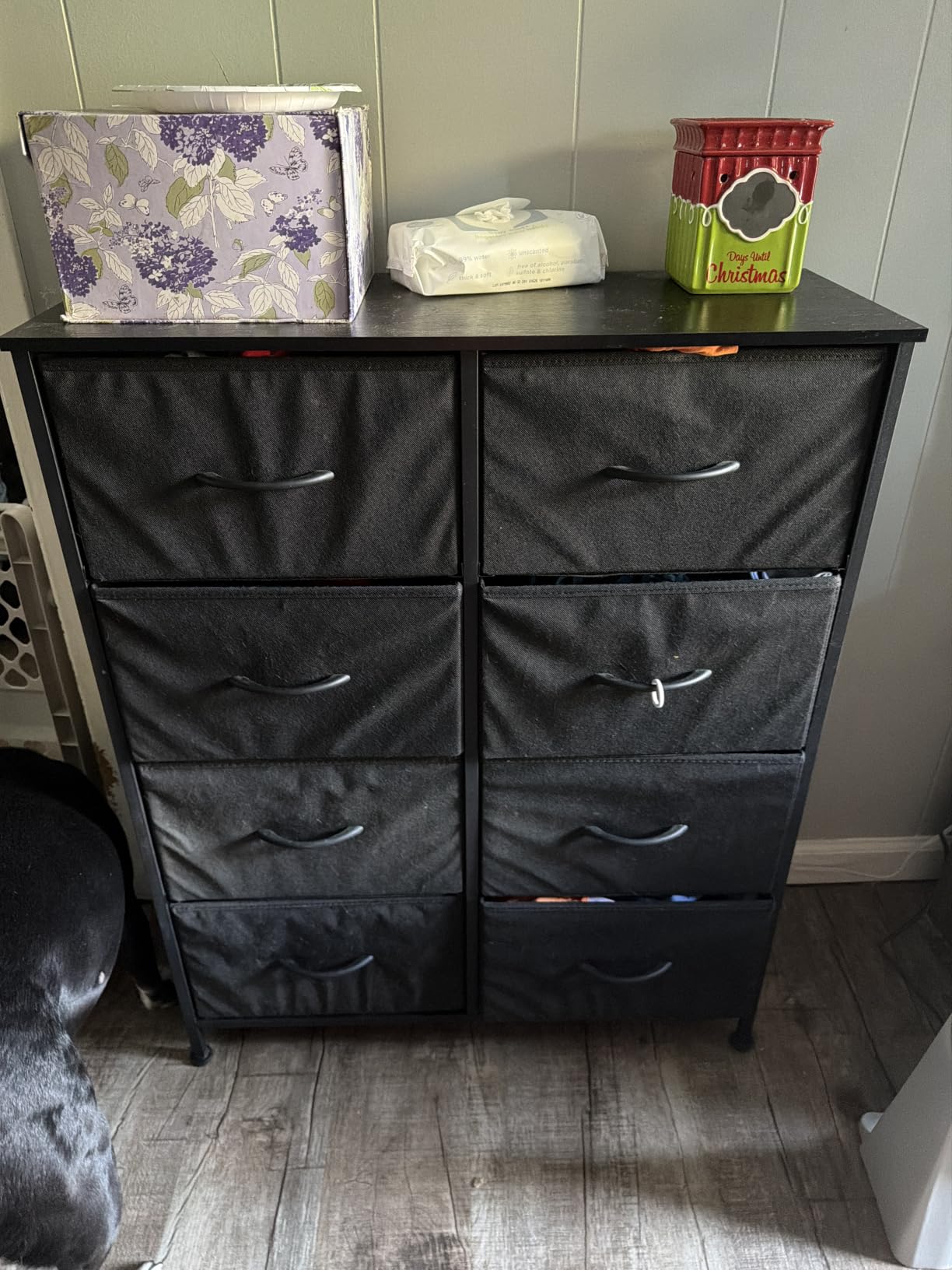 SONGMICS Dresser for Bedroom, Small Dresser with 3 Fabric Drawers customer photo 1