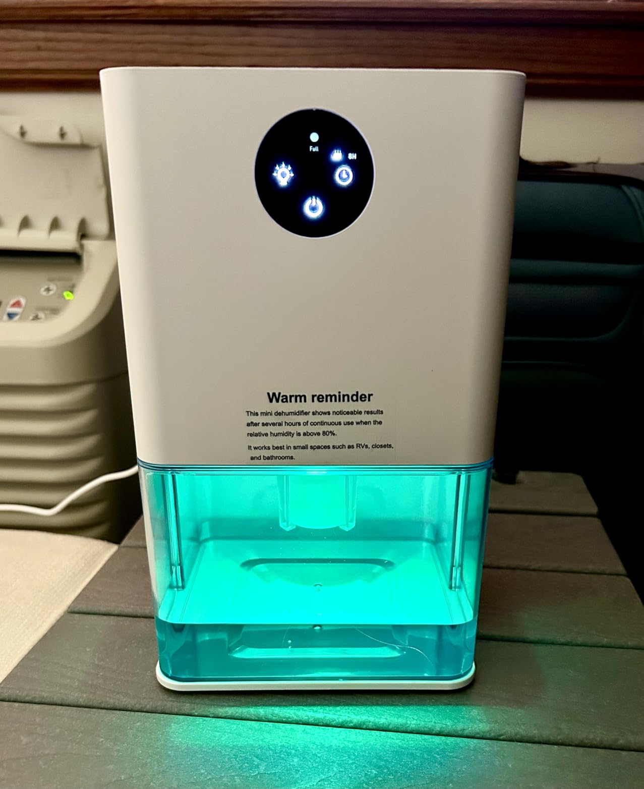 50OZ Dehumidifier, Small-Space Dehumidifier for Bedroom RV Closet 200 Sq.Ft customer photo 2