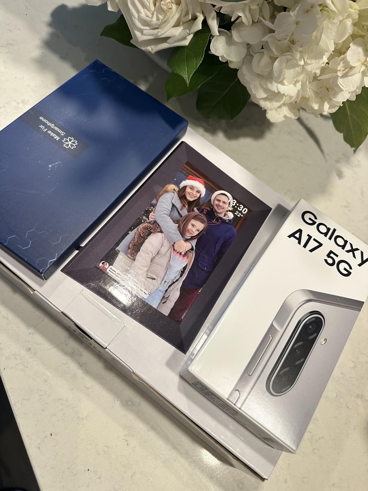Samsung Galaxy A17 5G Smart Phone 128GB, US 1 Yr Manufacturer Warranty Blue customer photo 2