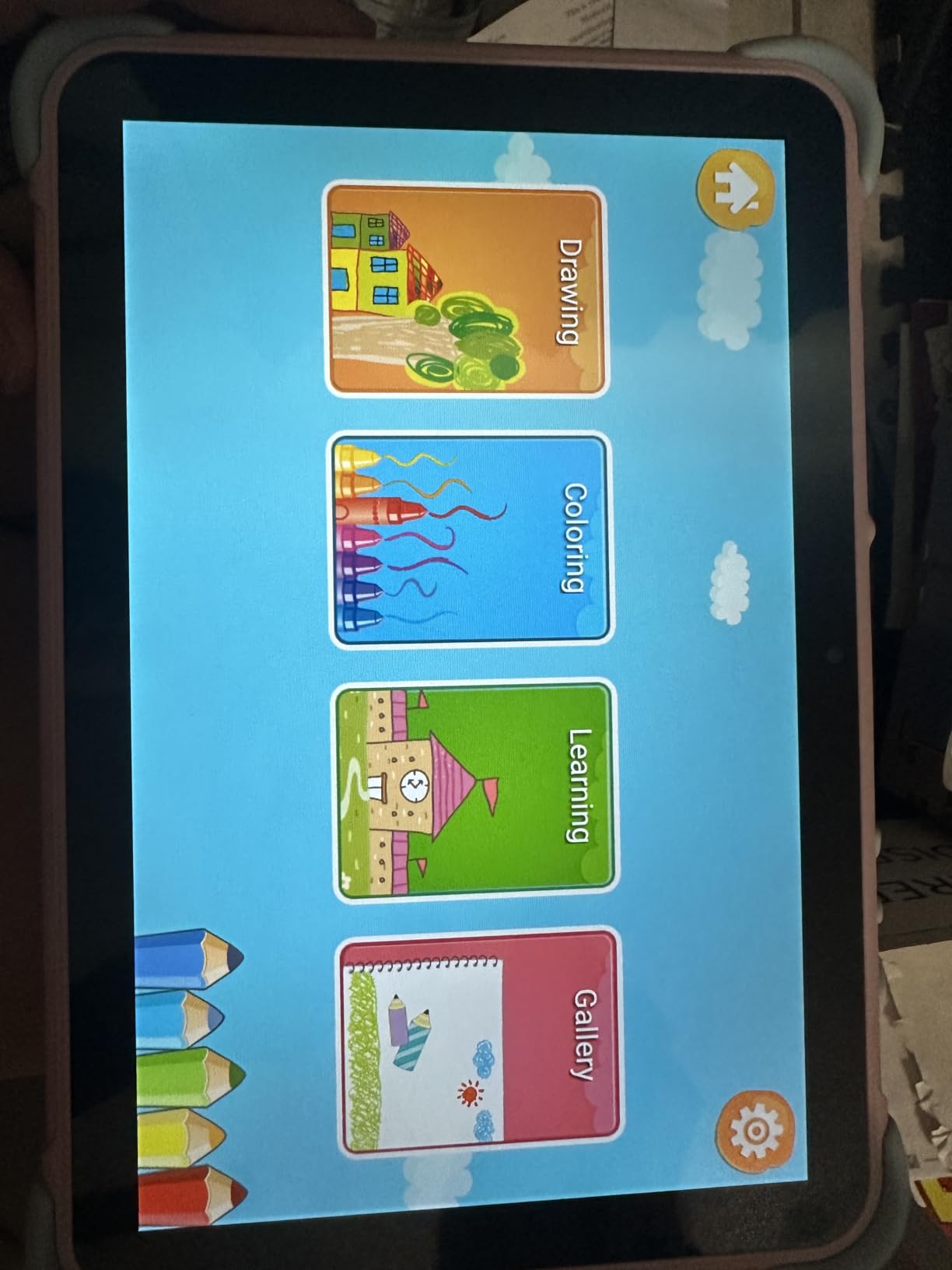 Kids Tablet 10 inch Tablet for kids, Android Toddler tablets with case, Kids Tablets with Parental Controls, Wifi, Dual Camera, Tabletas Support Netflix YouTube for Toddlers Girls Boys (Blue1) customer photo 1