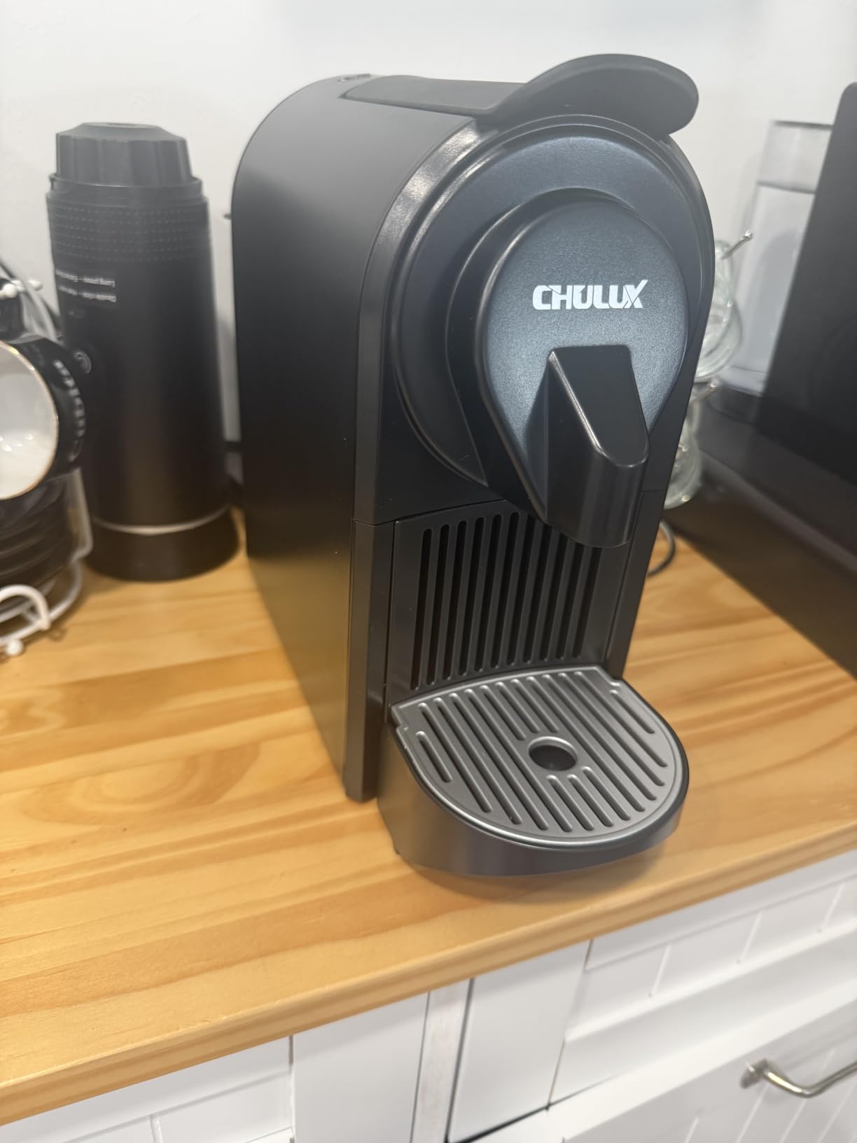 CHULUX Bafè-Pro Single Serve Espresso Machine for Nes Original Pods, Black customer photo 2