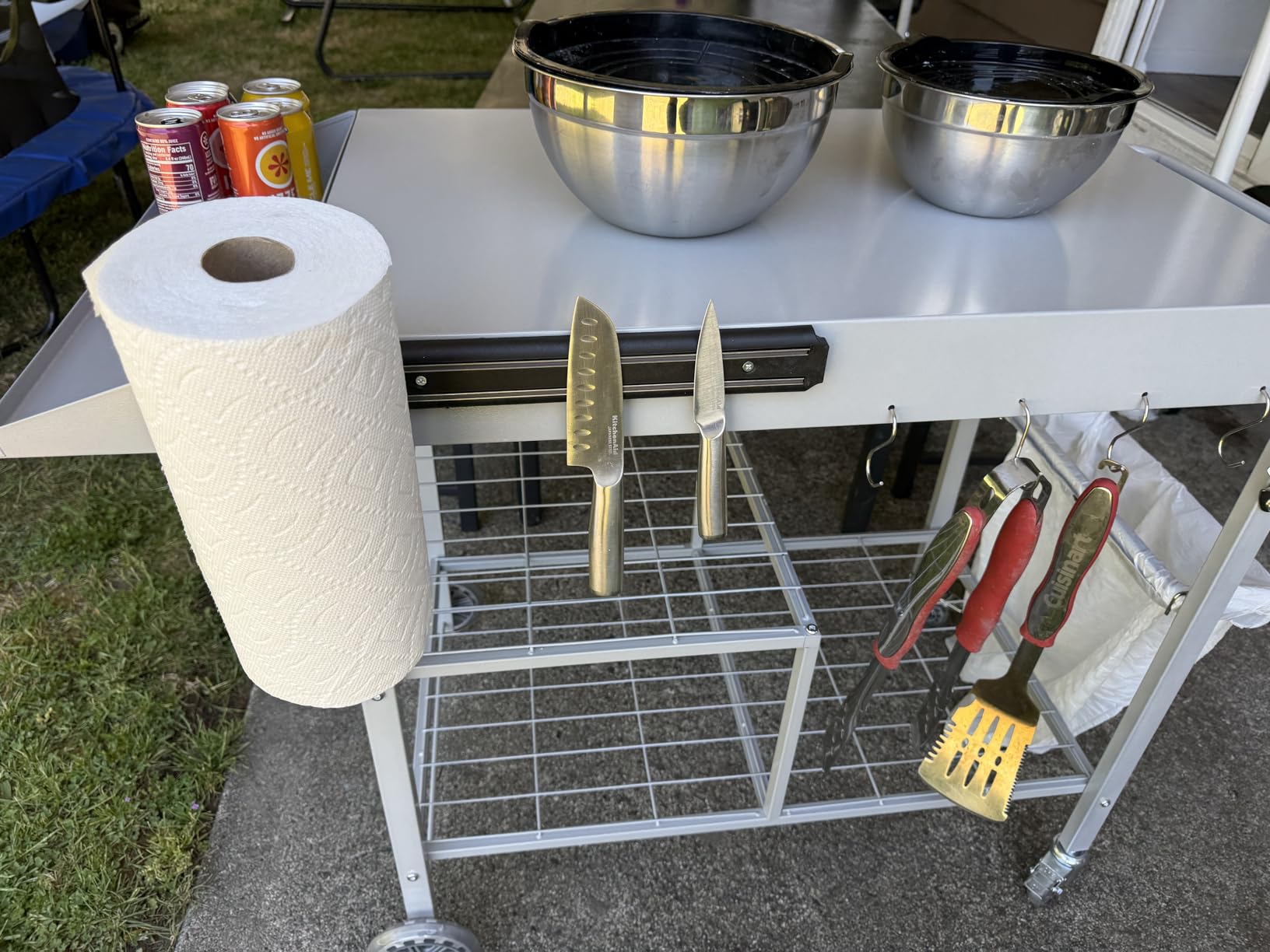 COZEER Pizza Oven Table for Ninja Ooni Blackstone, Grill Table with Caddy customer photo 2