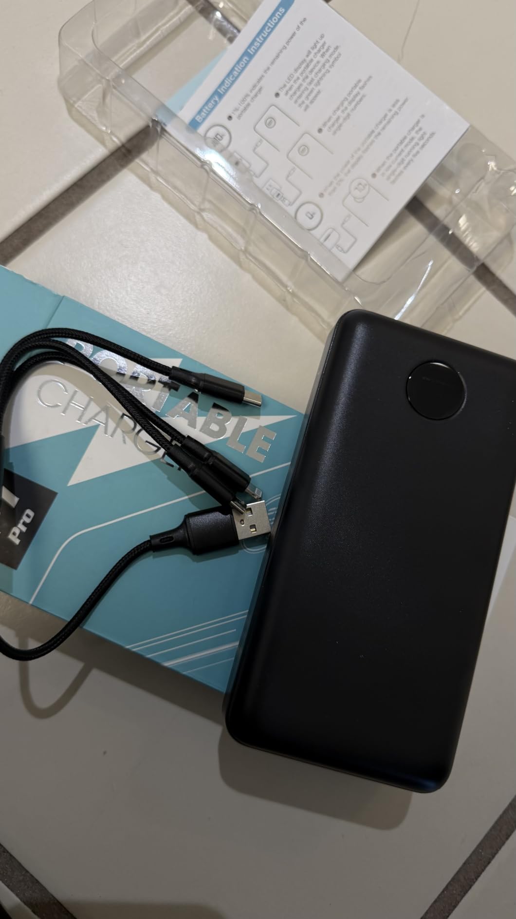 IAPOS 60000mAh 22.5W Fast Charge Portable Charger, for 5-Devices Power Bank customer photo 1