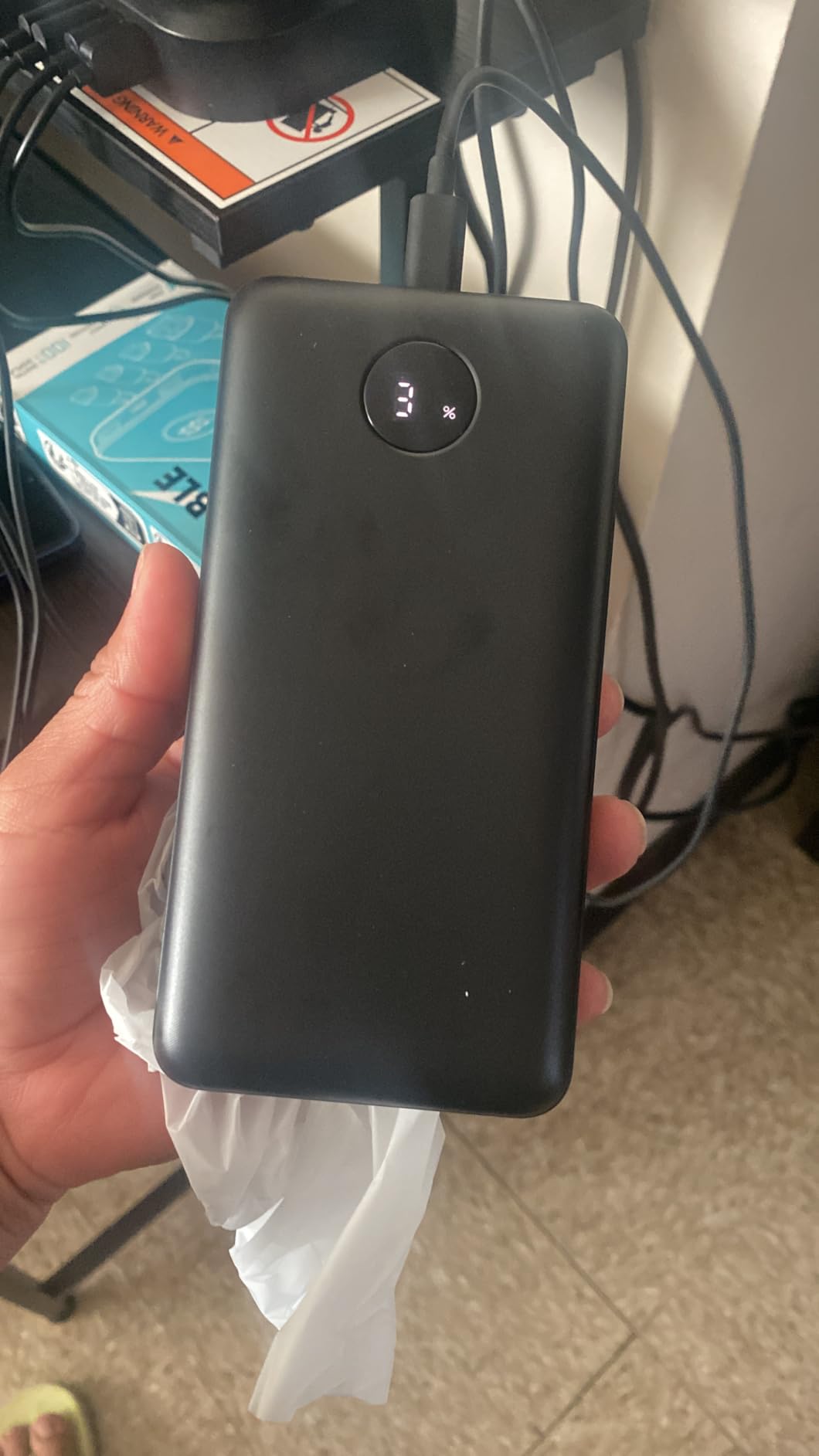 IAPOS 60000mAh 22.5W Fast Charge Portable Charger, for 5-Devices Power Bank customer photo 2