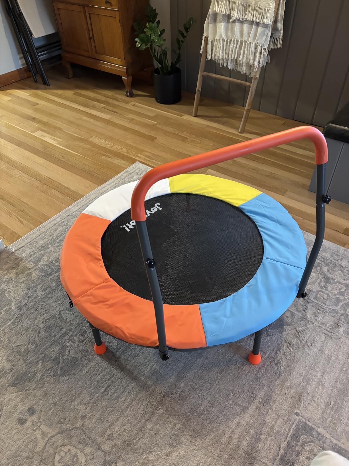 36-Inch Toddler Trampoline with Foam Handle, 3FT Foldable Mini Rebounder customer photo 1