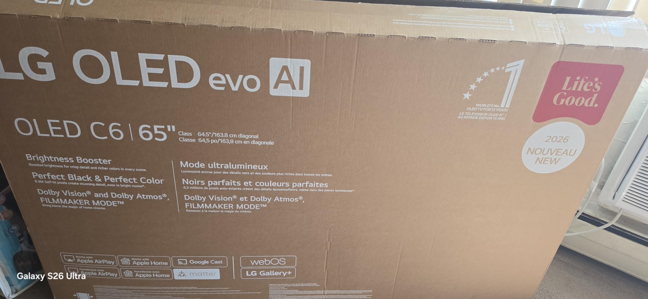 LG 65-Inch Class OLED evo AI 4K C6 Series Smart TV, 2026 Model customer photo 1