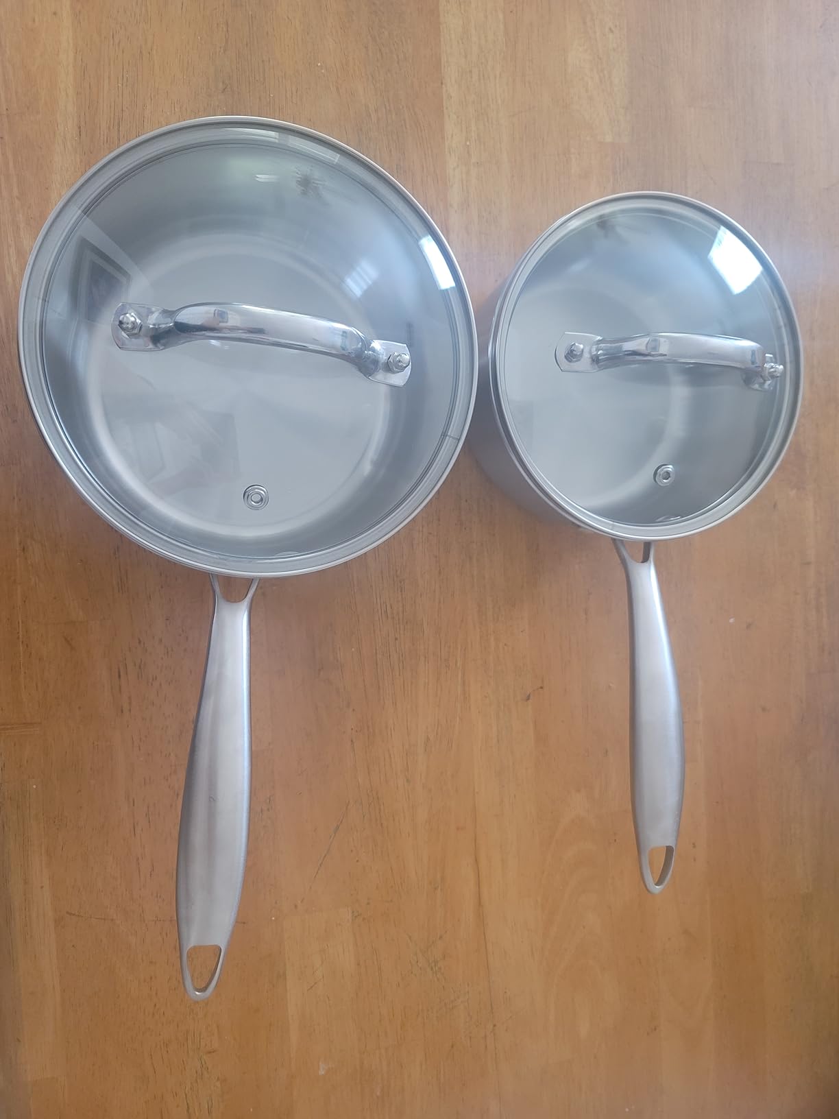 Tri-Ply Stainless Steel Pot 1.5Qt & 2.5Qt with Lids customer photo 2
