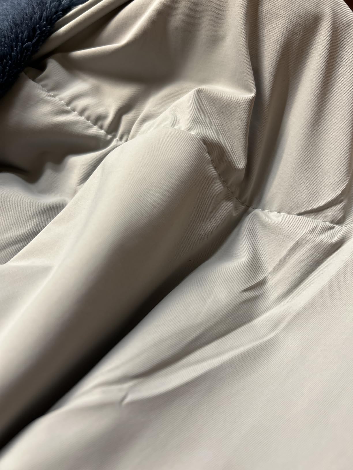 Silver Infused Ultra Cold Fiber Cooling Comforter Q-Max 0.45+ Fast Cooling Blanket for Hot Sleepers, Double-Sided Cooling Breathable Lightweight Blanket (Cool Gray, Full/Queen (90