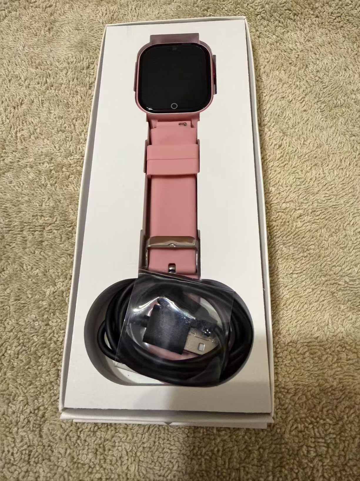 4G Kids Smart Watch with GPS Tracker, Video & Voice Call, SOS, WiFi, IP68 Waterproof, AI Smart Features, Parental Control Phone Watch for Boys Girls Age 3+ (SIM Card Included) customer photo 1