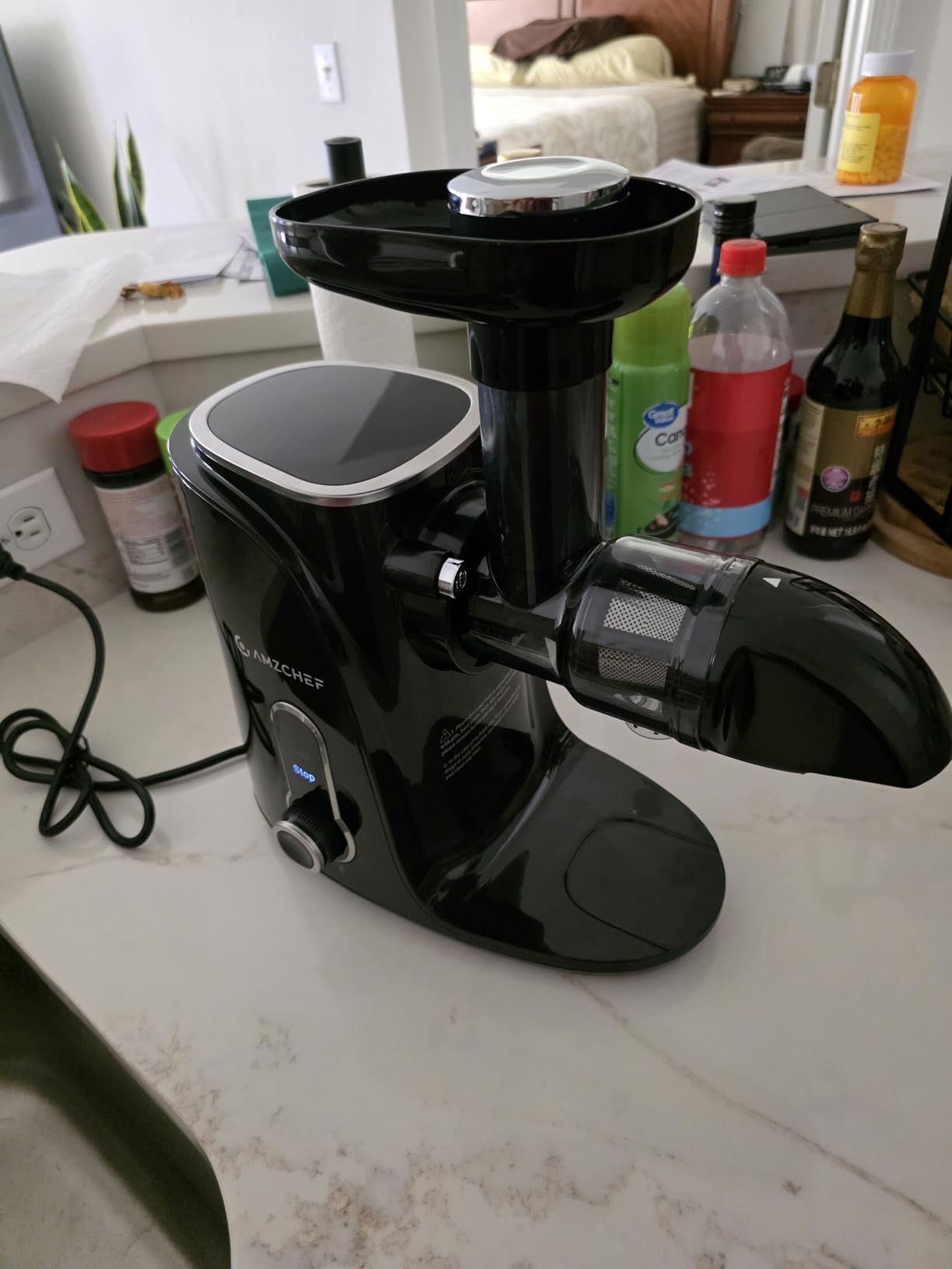 AMZCHEF Cold Press Juicer, 6.0
