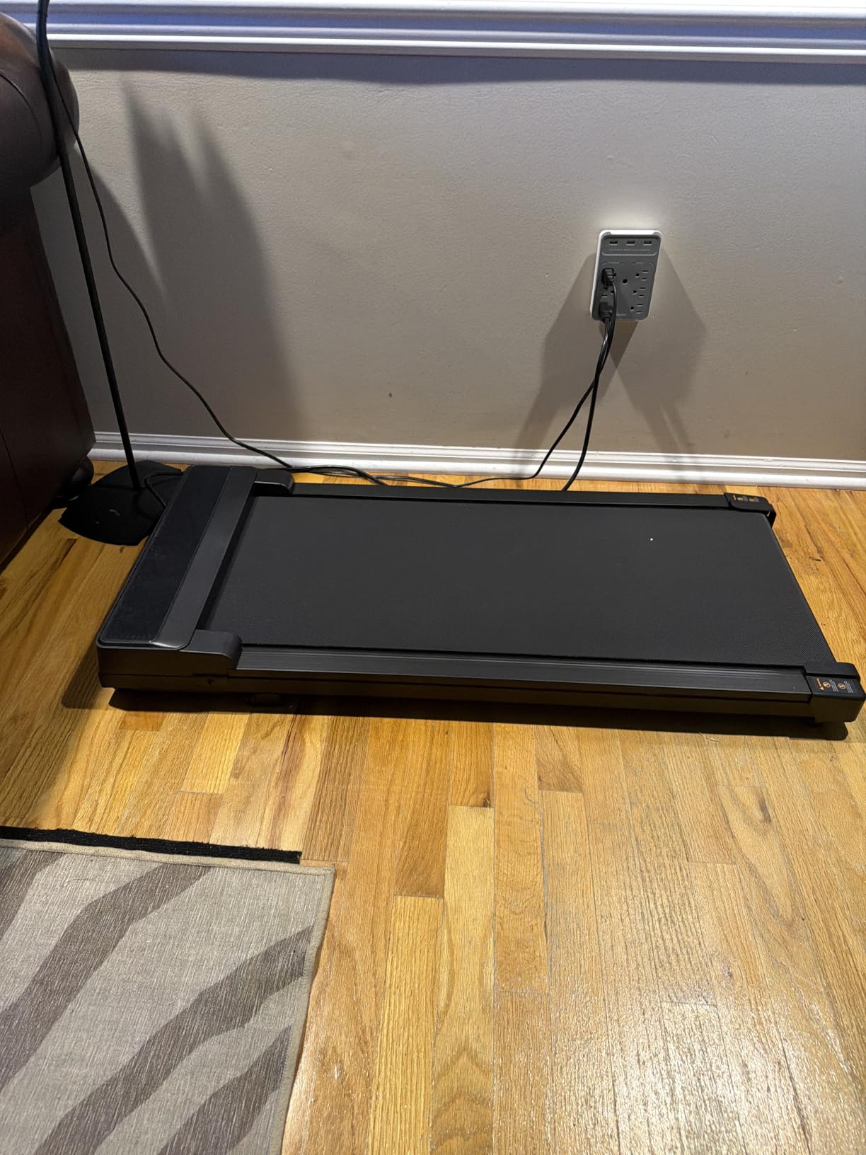 Walking Pad Treadmill with 5% Incline - Under Desk Running Machine Mat Pads for Home Office Portable Small Compact Quiet Flat Indoor Magnetic Lightweight Electric Treadmills Remote Control 4MPH customer photo 2