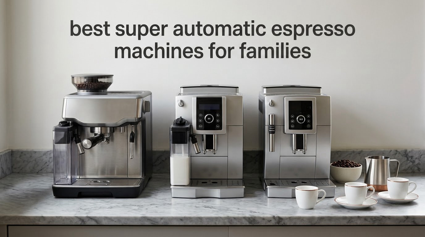 best super automatic espresso machines for families