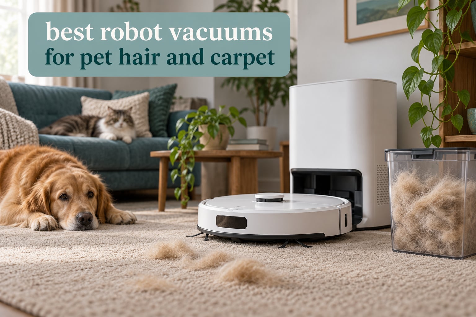 best robot vacuums for pet hair and carpet