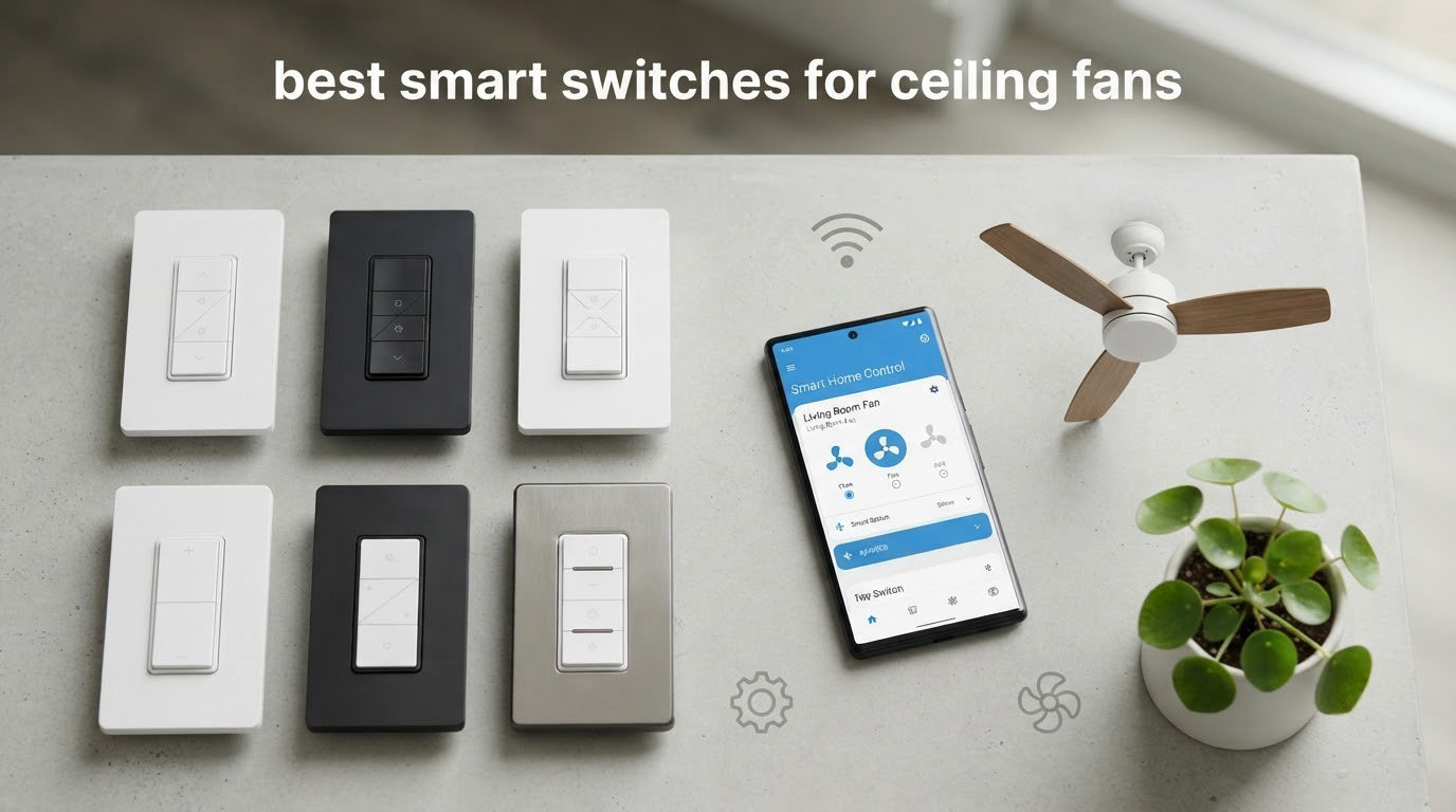 best smart switches for ceiling fans