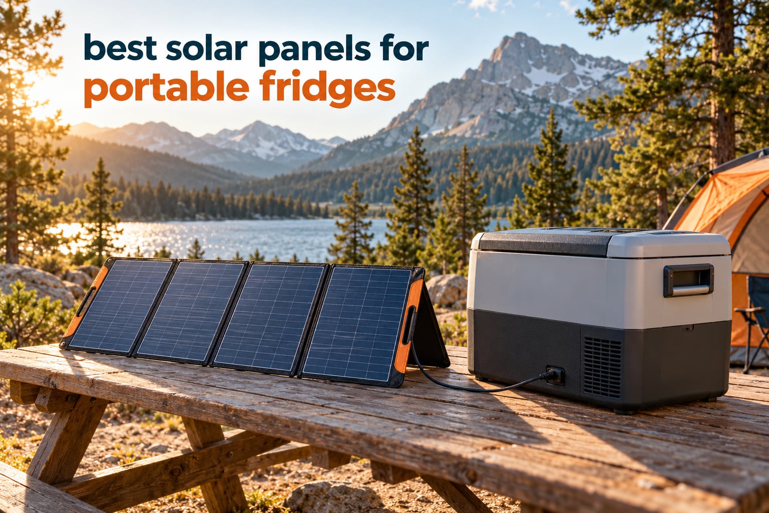 best solar panels for portable fridges