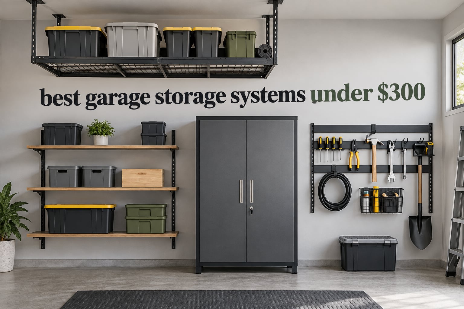 best garage storage systems under $300