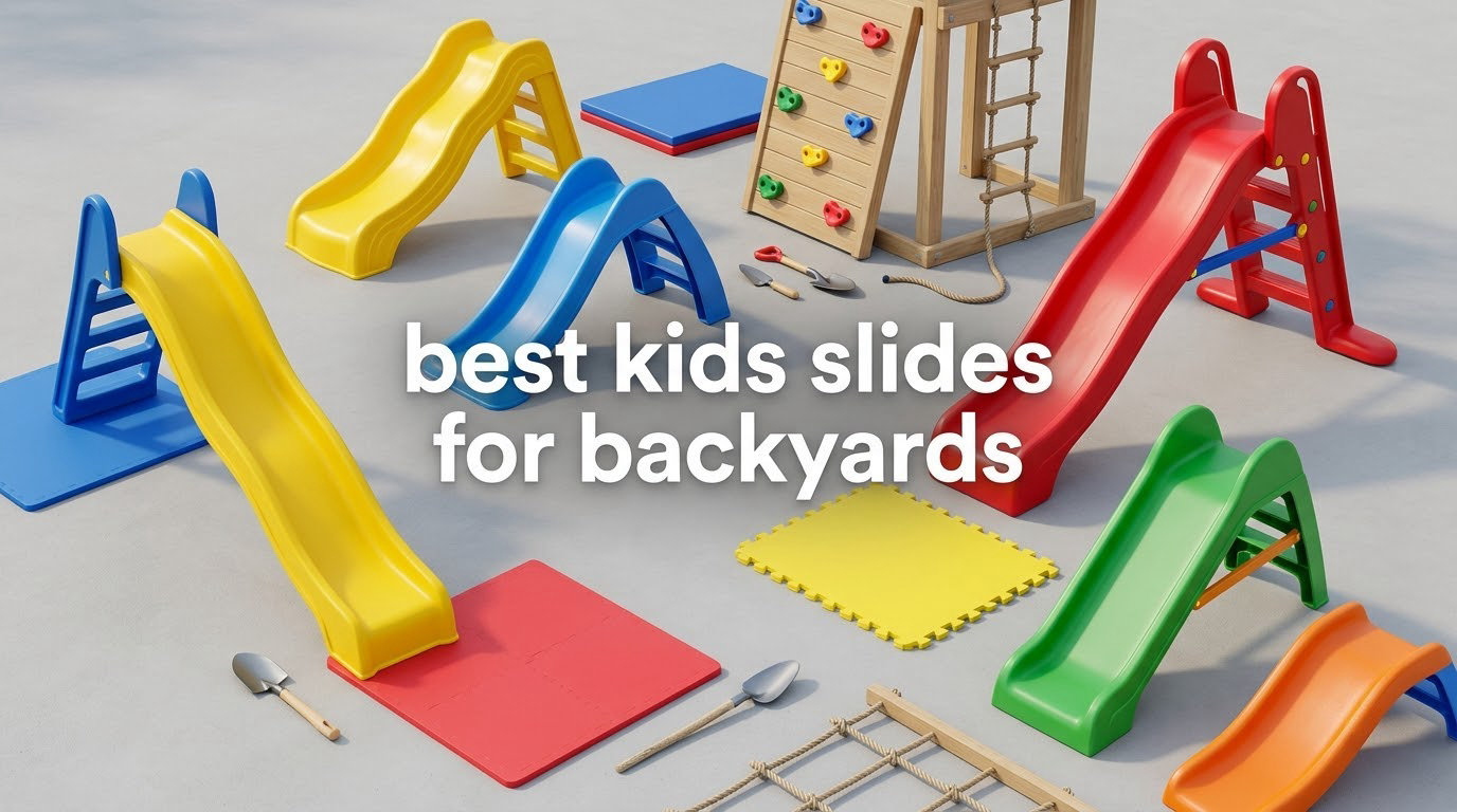 best kids slides for backyards