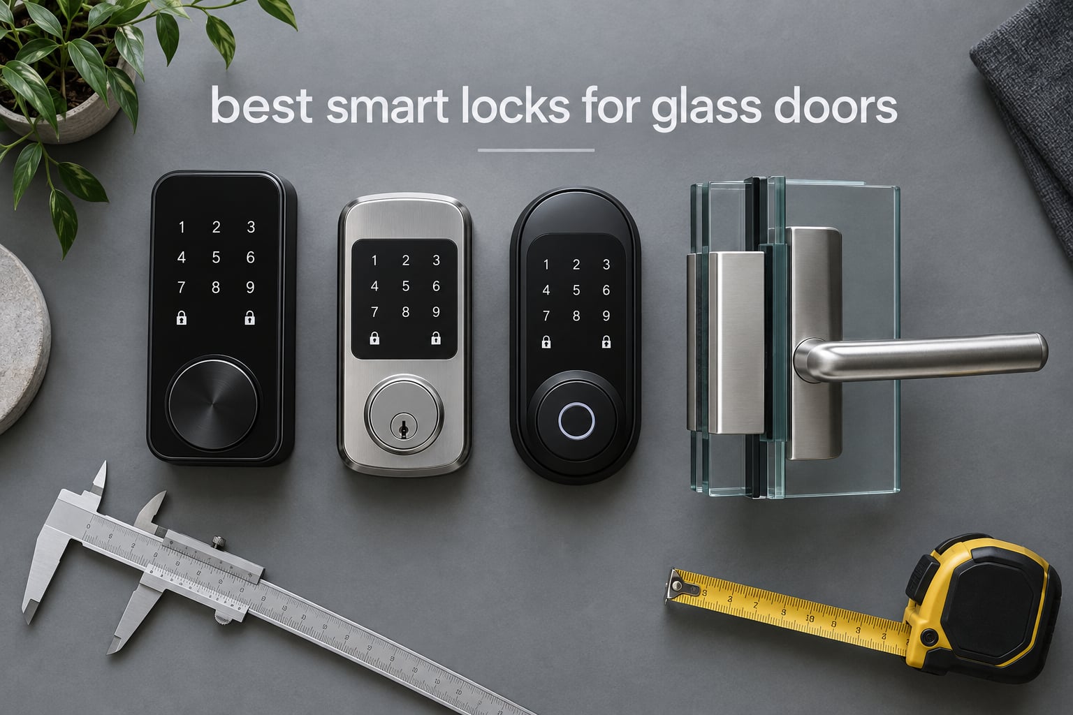 best smart locks for glass doors