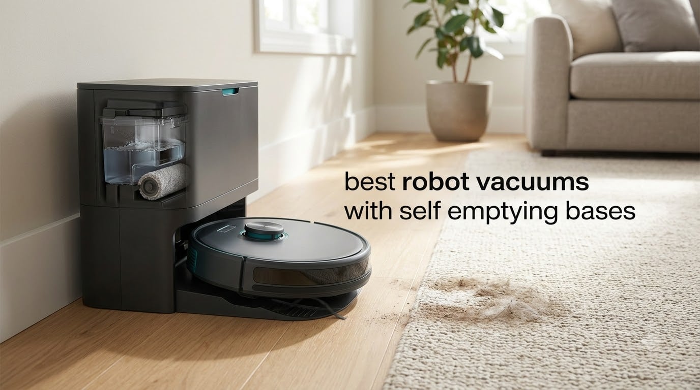 best robot vacuums with self emptying bases