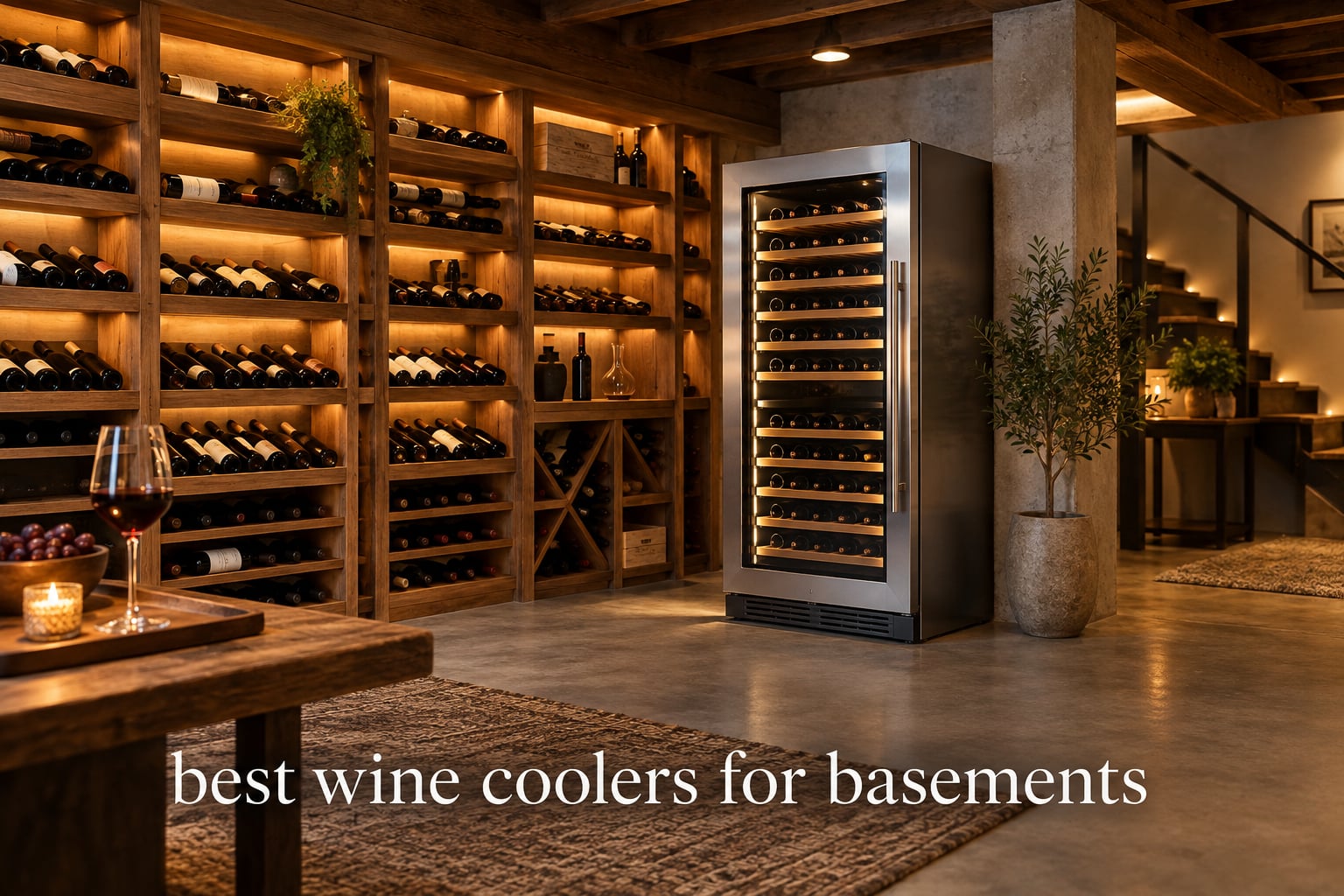 best wine coolers for basements