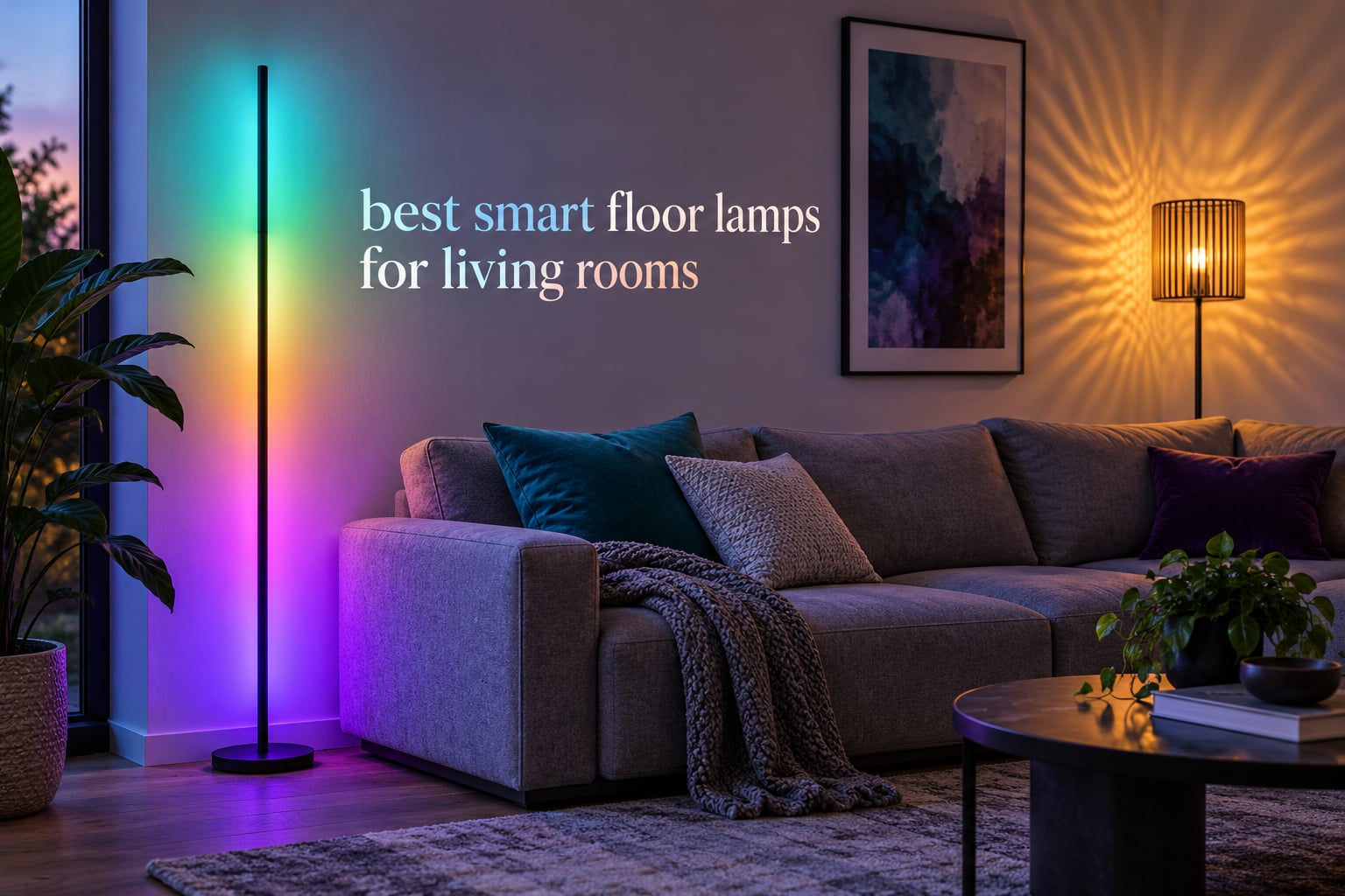 best smart floor lamps for living rooms