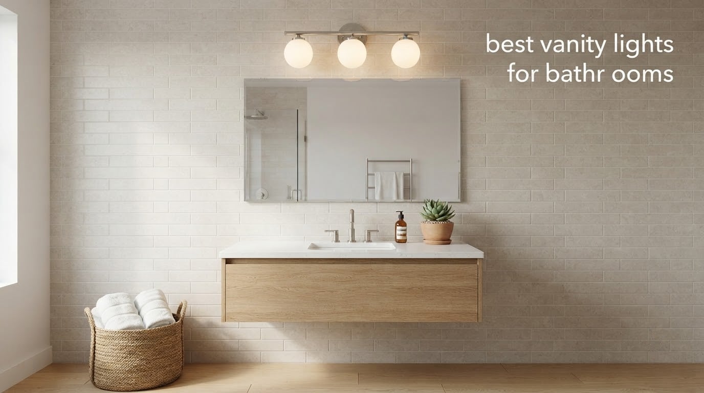 best vanity lights for bathrooms