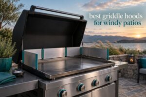 best griddle hoods for windy patios